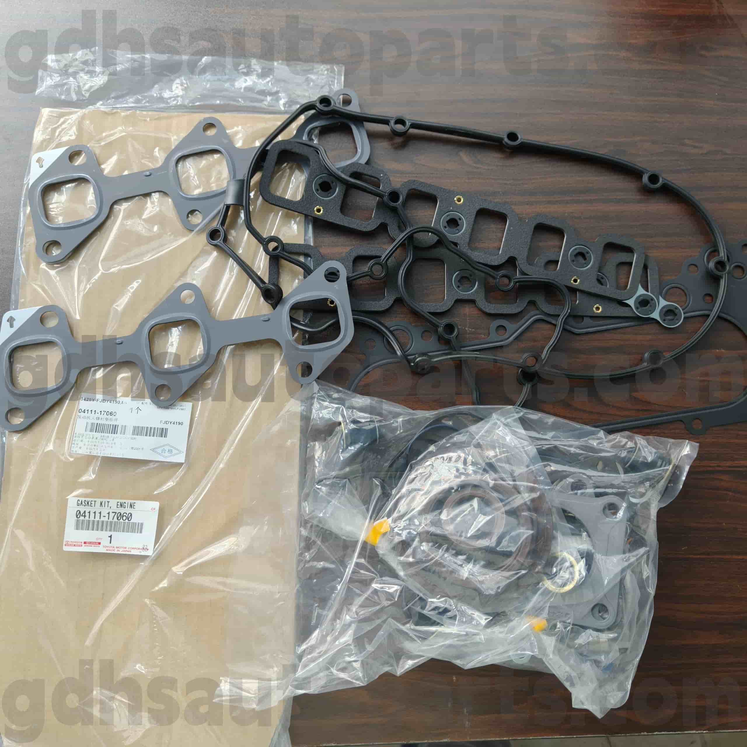 04111-17060 Kit de revisión del motor de piezas genuinas Toyota para Land Cruiser, Land Cruiser 100