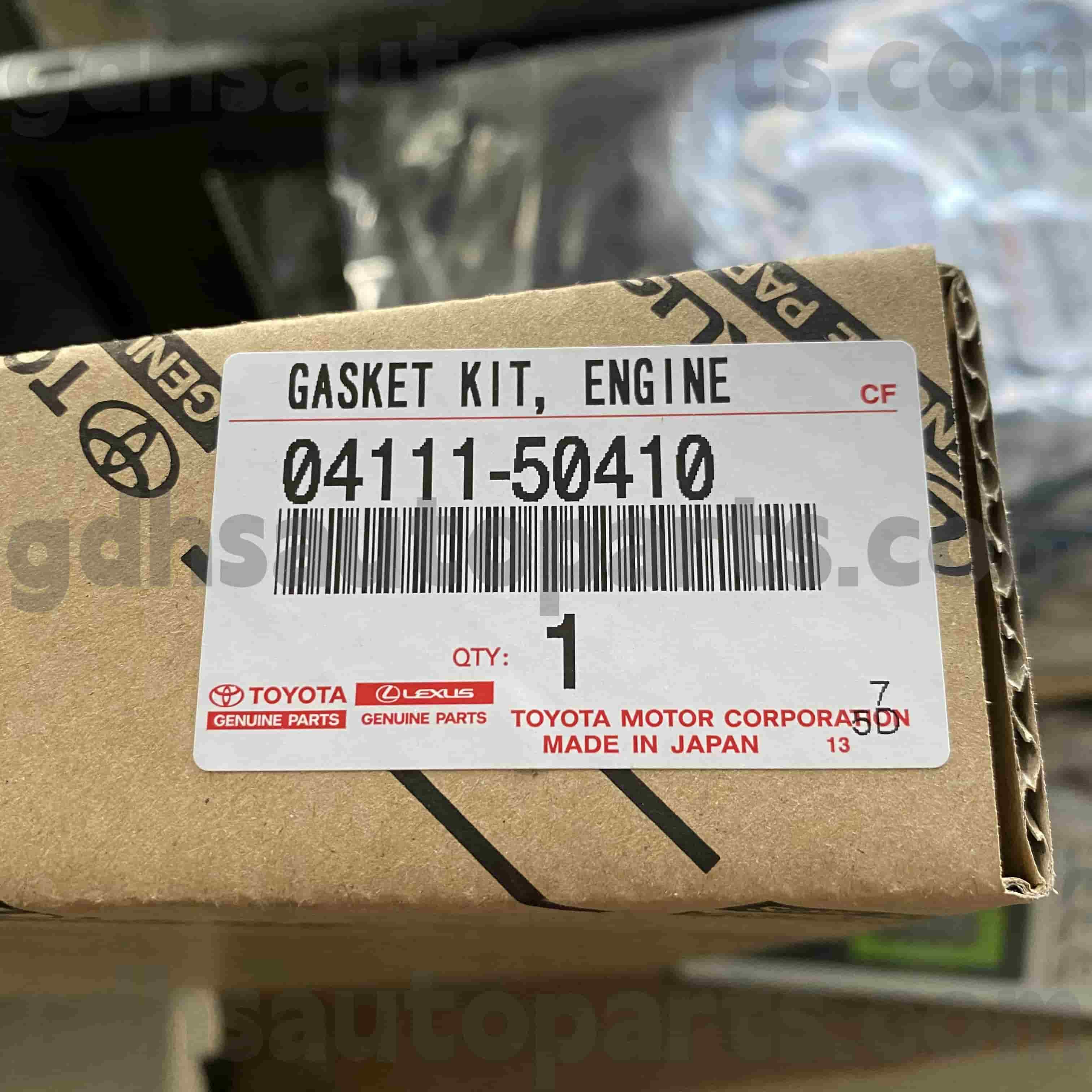 04111-50410 Kit de revisión del motor de piezas genuinas Toyota para Land Cruiser