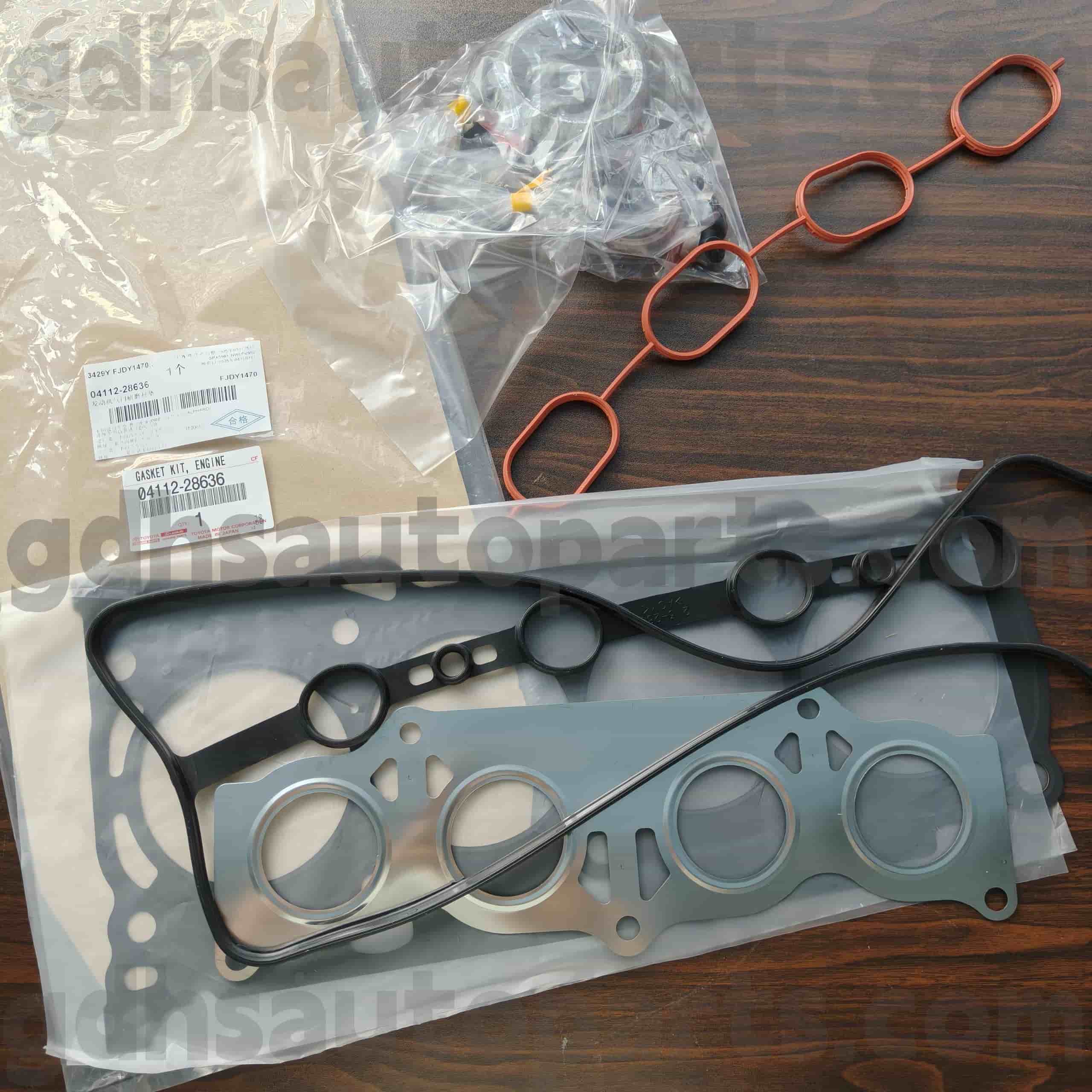 04112-28636 Kit de ajuste de motor de piezas genuinas de Toyota para Previa/Tarago, estima, Alphard