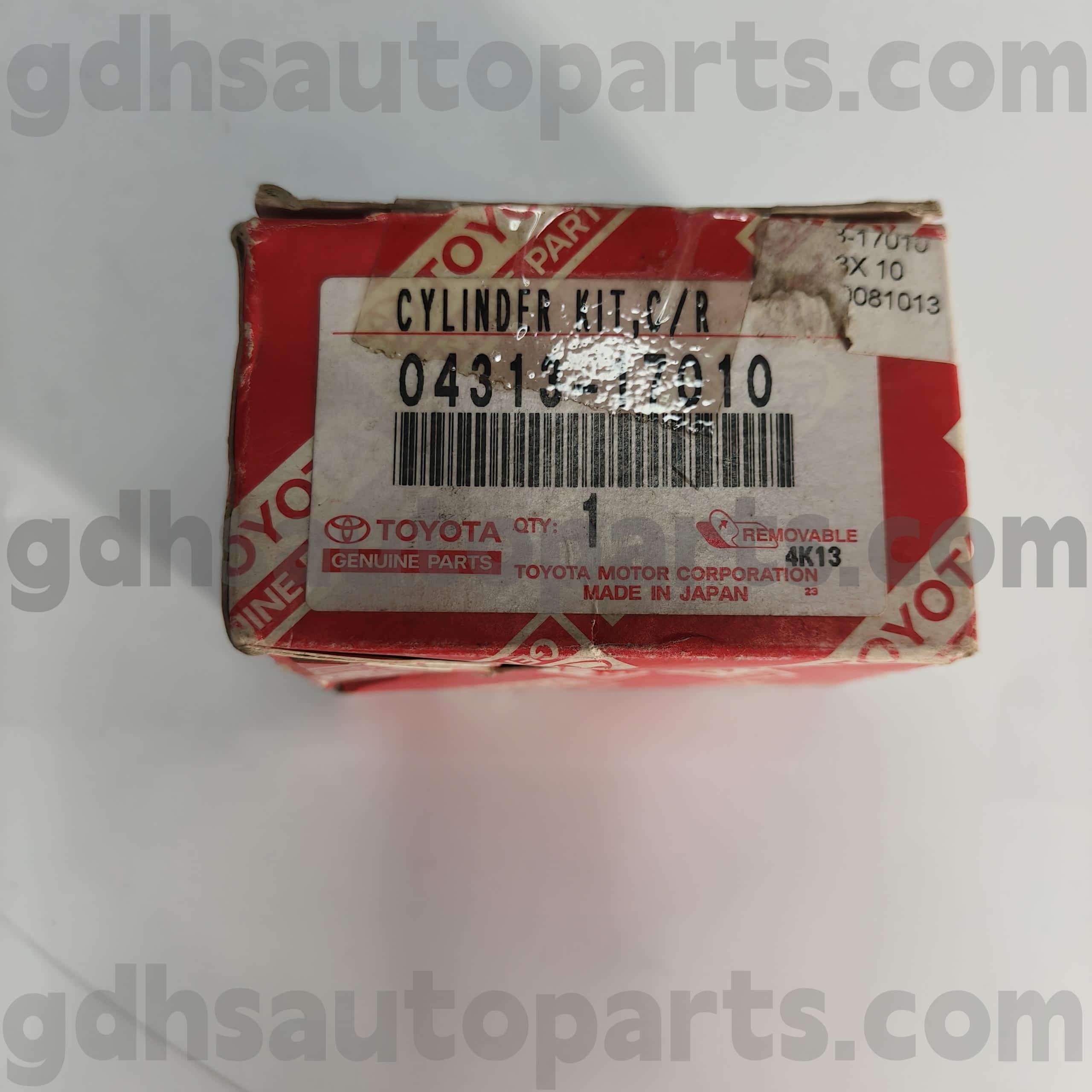 04313-17010 Kit de reparación de cilindros de esclavos de piezas genuinas Toyota para chasis Camry (NAP) no. CDE120