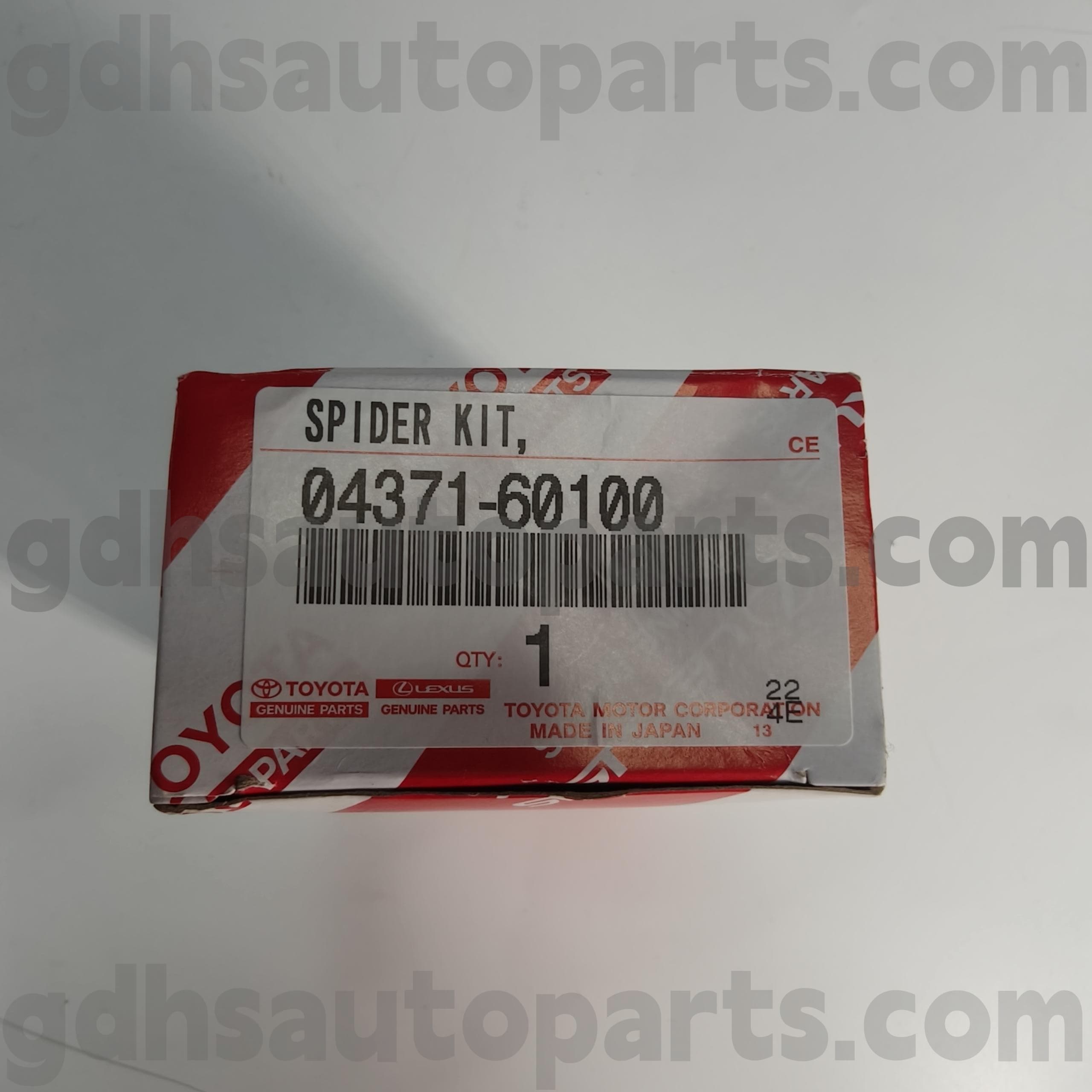 04371-60100 Toyota Piezas genuinas Nudillo de dirección para Hilux, Crown Comfort Chassis no. GRN280 TRH213