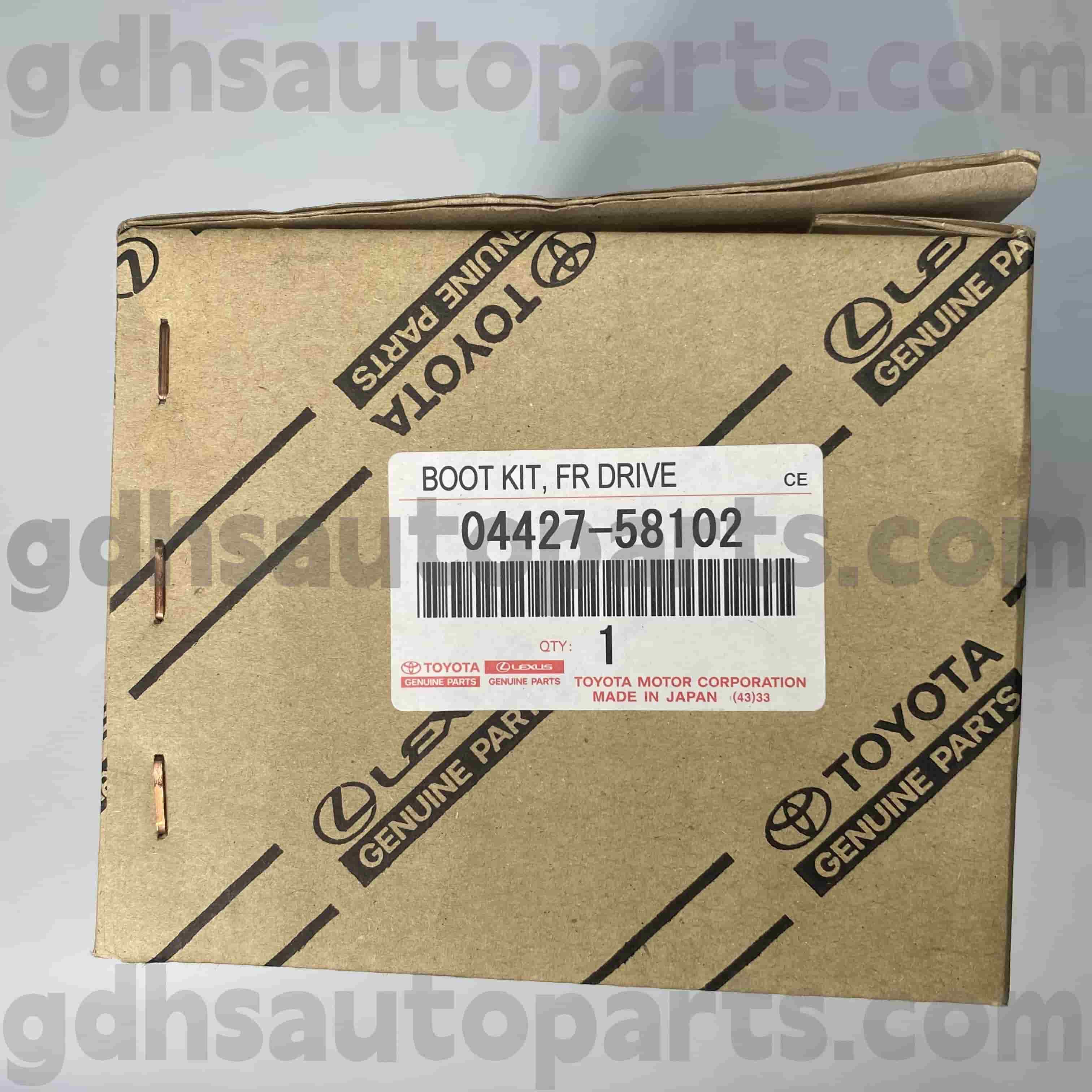 04427-58102 Partes genuinas Toyota Botón CV del lado del pasajero delantero para el chasis Alphard no. Ayh30
