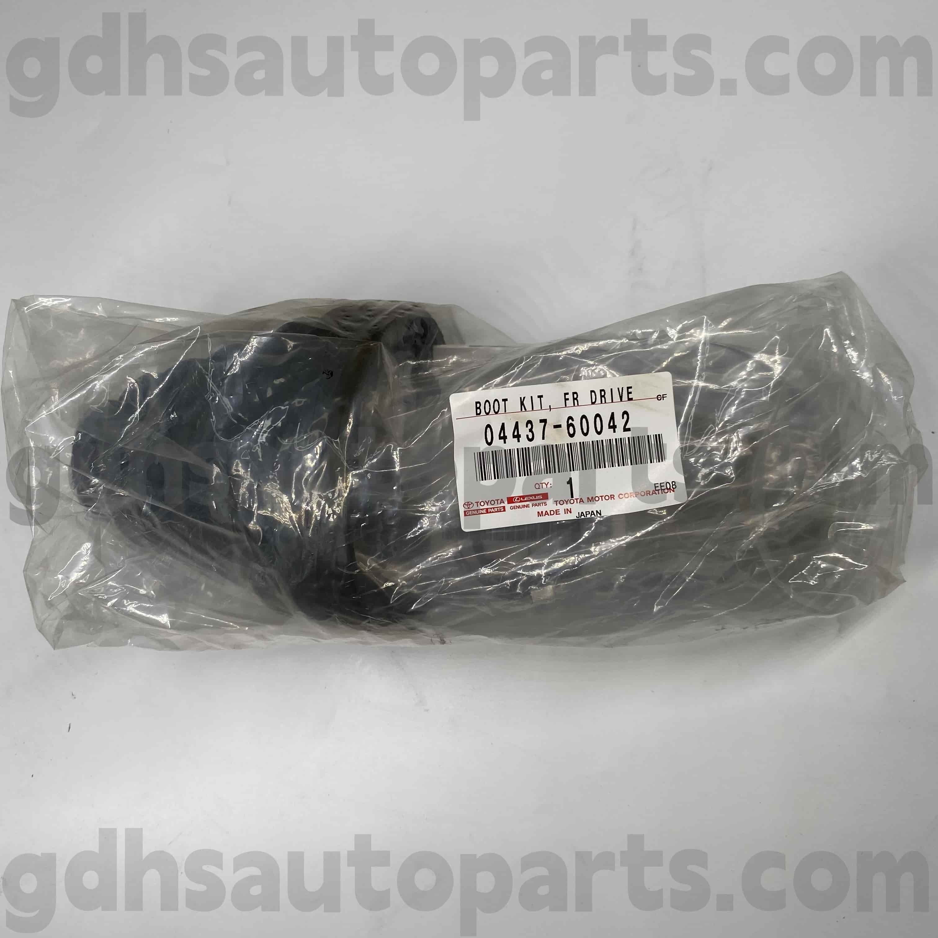 04437-60042 Toyota Piezas genuinas Guardar del conductor delantero Kit de arranque de unión CV delantera para el chasis no. TRJ120
