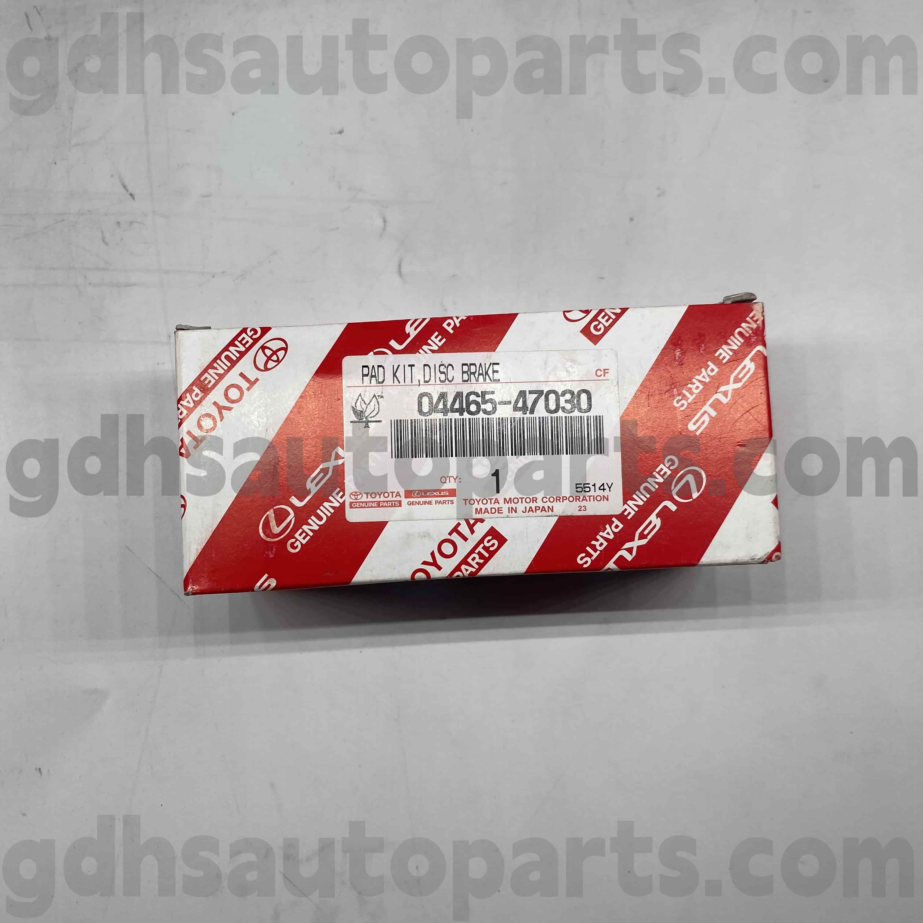 04465-47030 Toyota Piezas genuinas Portas de freno delanteras para Prius, Celica Chasis no. ZZT230