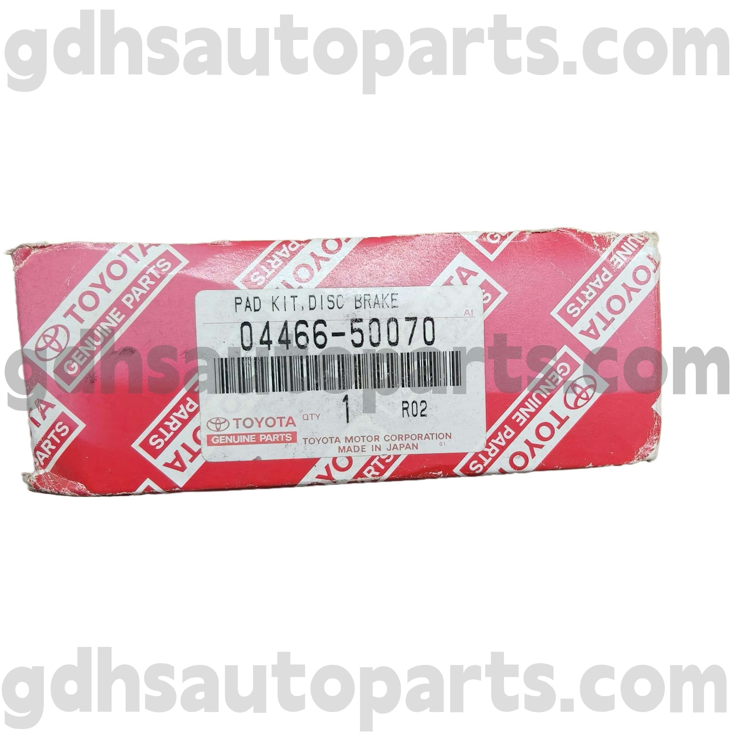 04466-50070 Toyota piezas genuinas pastillas de freno traseras para el chasis Lexus LS400 no. UCF10 -9208