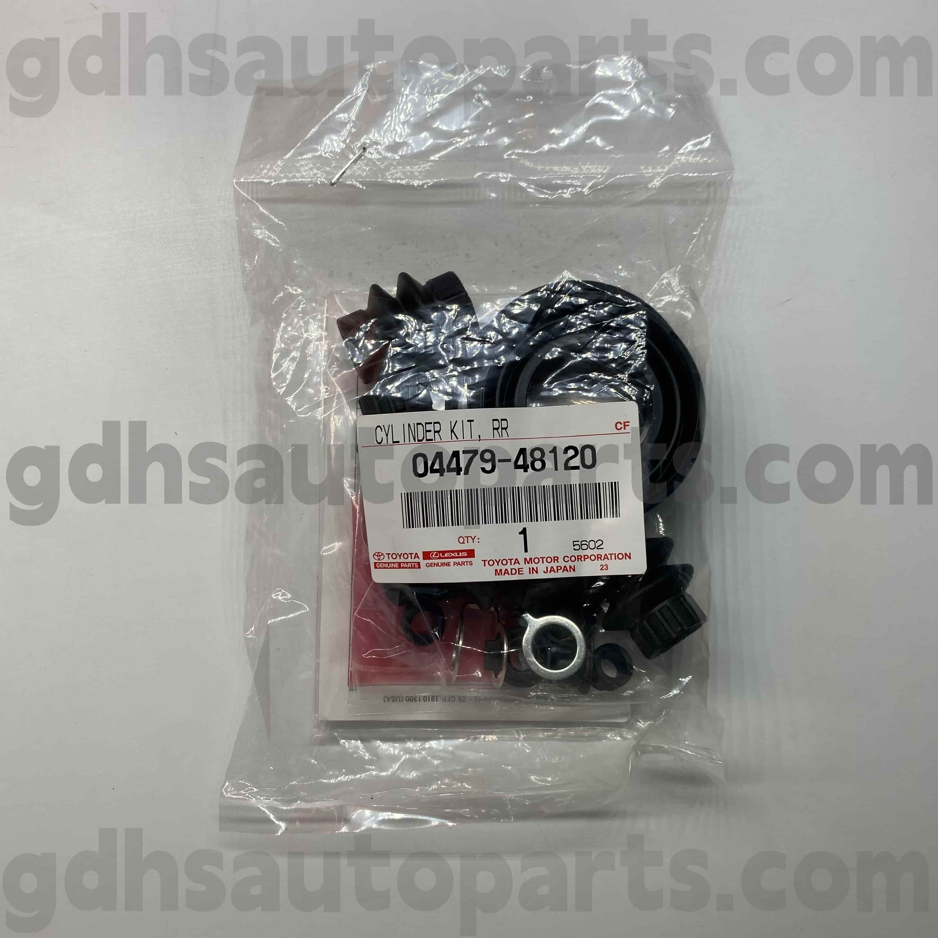 04479-48120 Kit de reparación del cilindro de freno trasero Toyota Piezas traseras para Highlander (JPP) Chasis no. Gsu4z