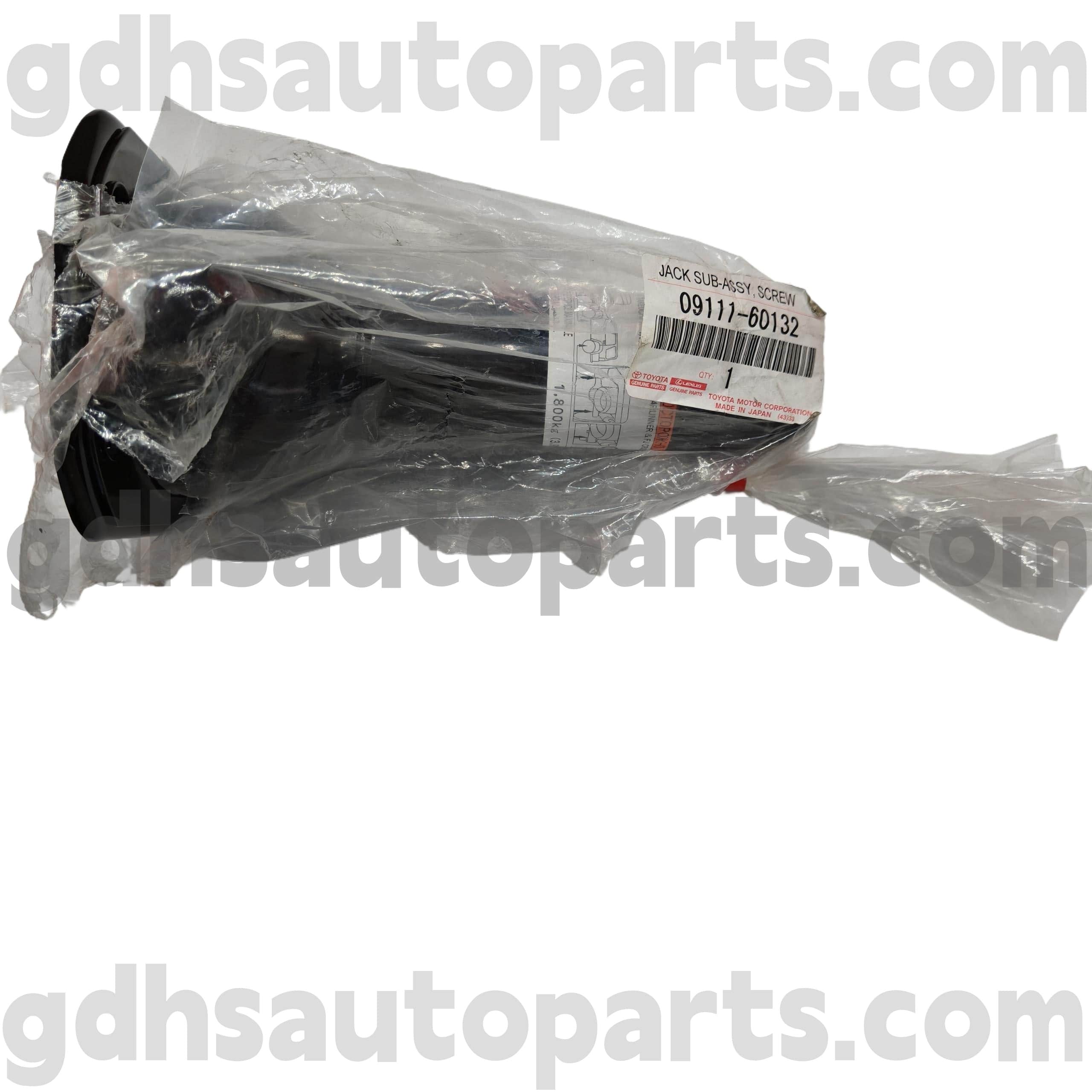 09111-60132 Toyota Genuine Parts Jack para Land Cruiser, FJ Cruiser, Lexus GX460 Chasis no. Urj150