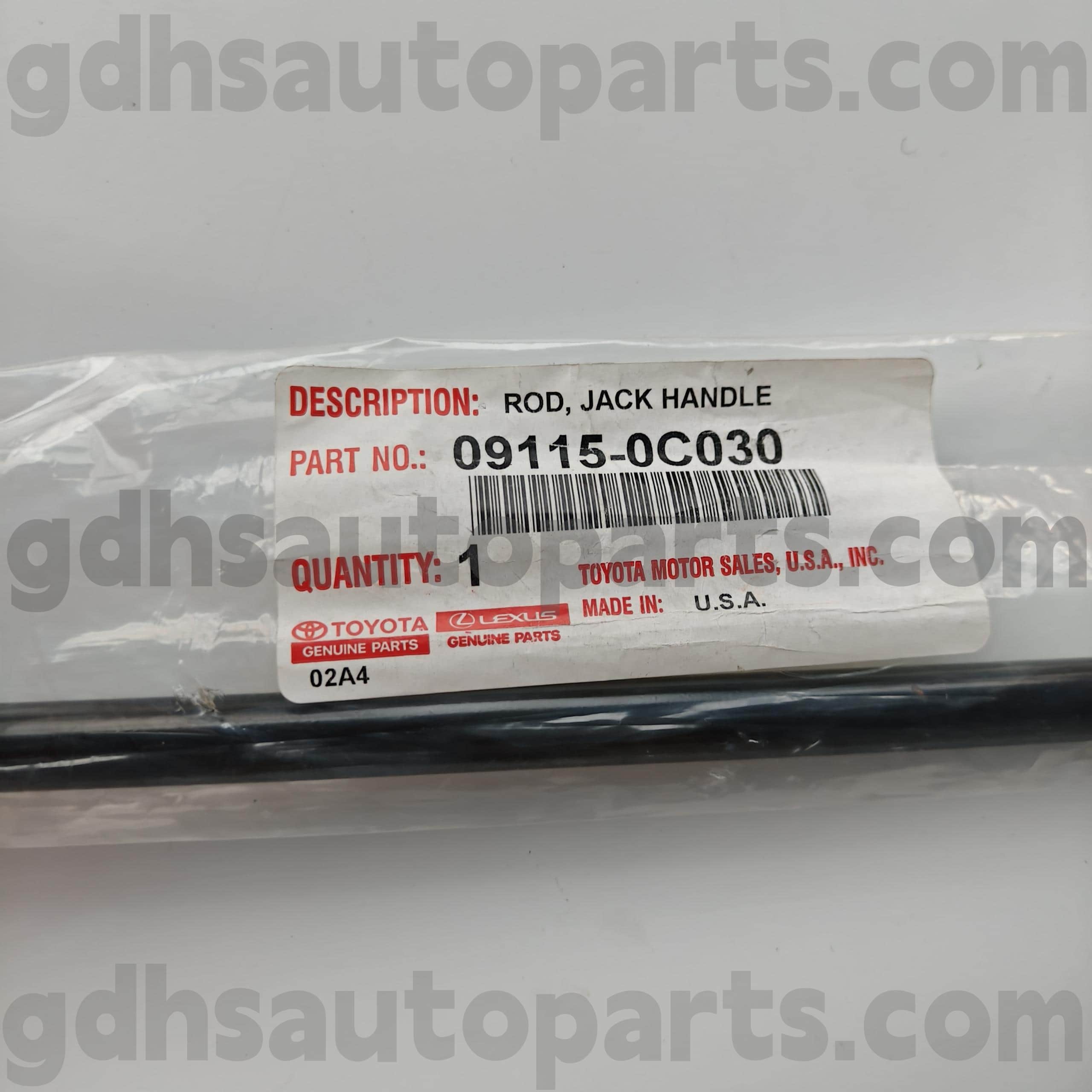 09115-0C030 Soporte de piezas genuinas Toyota para Tacoma, Sequoia, Chasis Tundra no. UCK6#