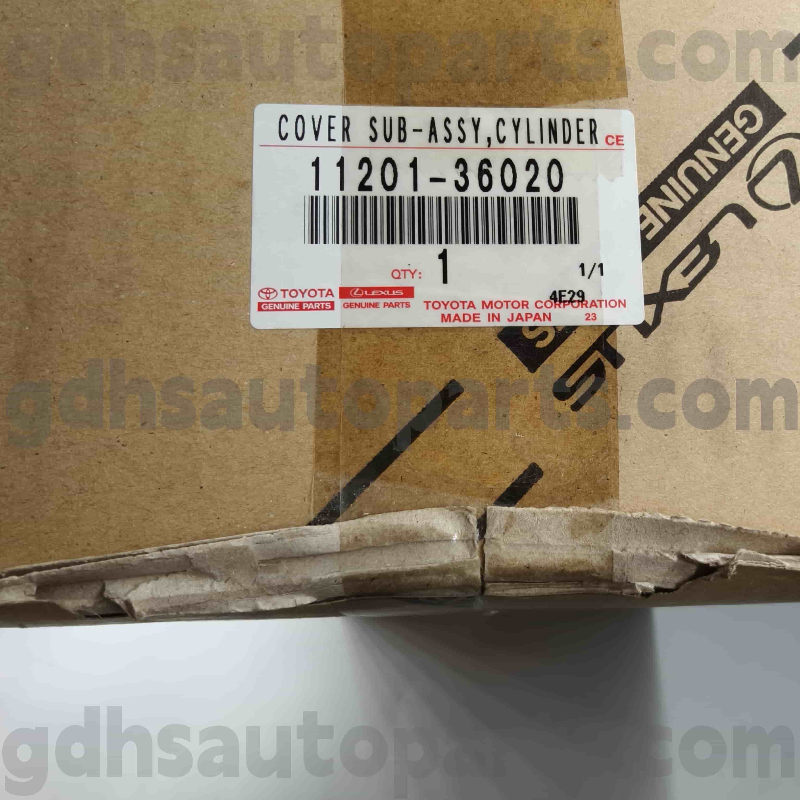 11201-36020 Cubierta de válvula de piezas genuinas Toyota para Harrier/Hybrid, RAV4, Lexus ES350/300H Chasis No.AYH30