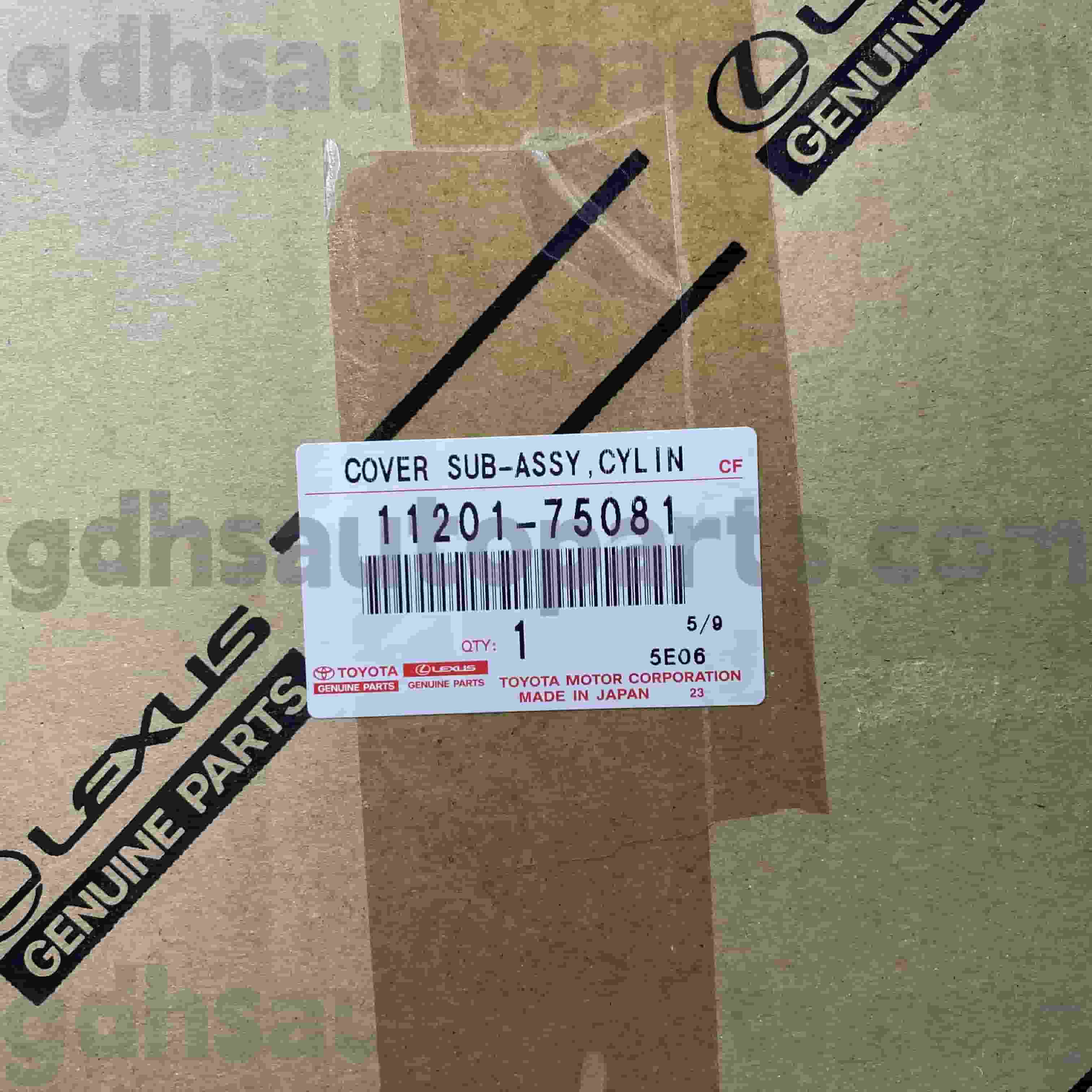 11201-75081 Subconjunto de cubierta de culata de piezas originales Toyota para chasis NO.TRJ152