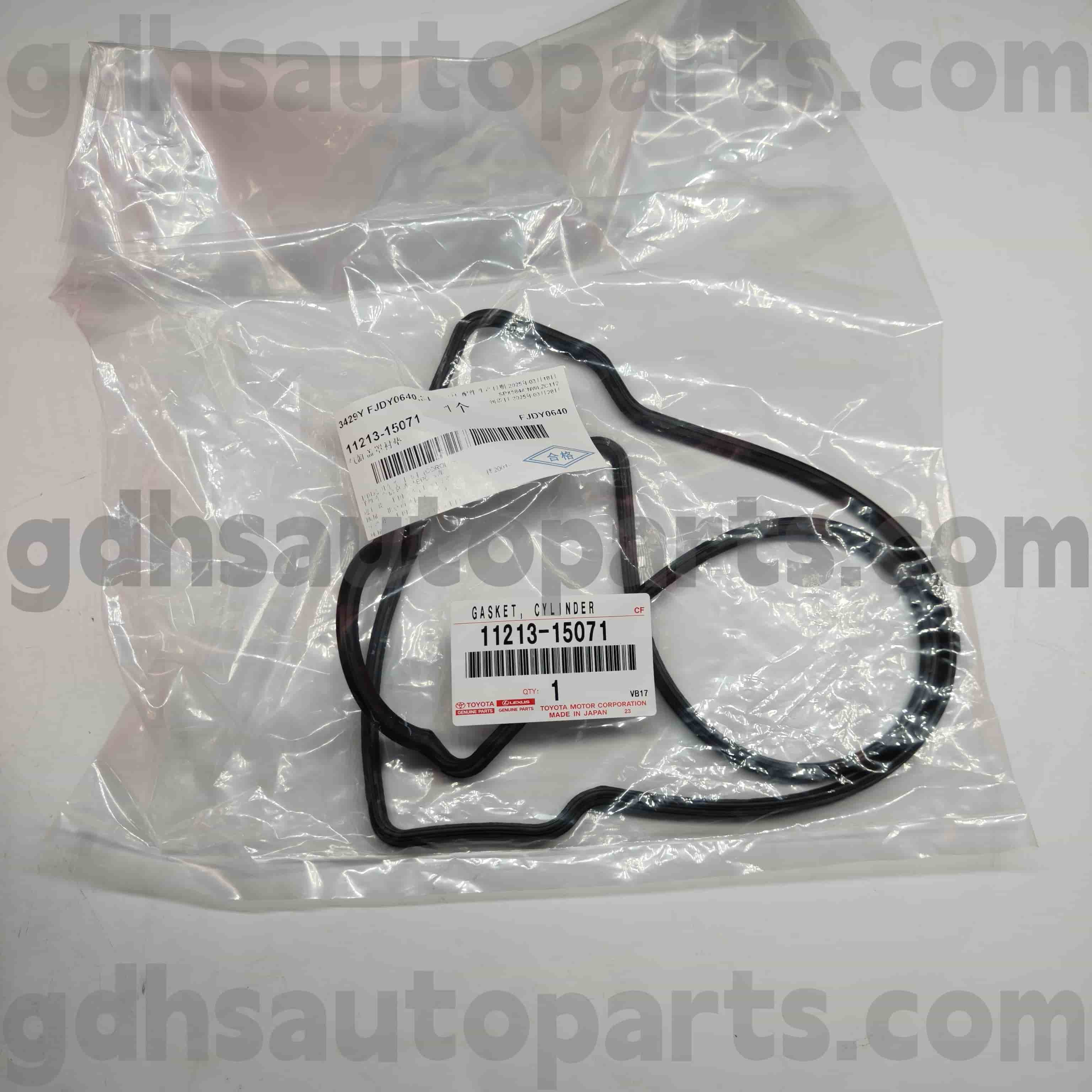 11213-15071 Toyota Piezas genuinas Cubierta de válvula Anillo de goma para Corolla, Celica, Soluna Chassis no. AE10# 11# AL50