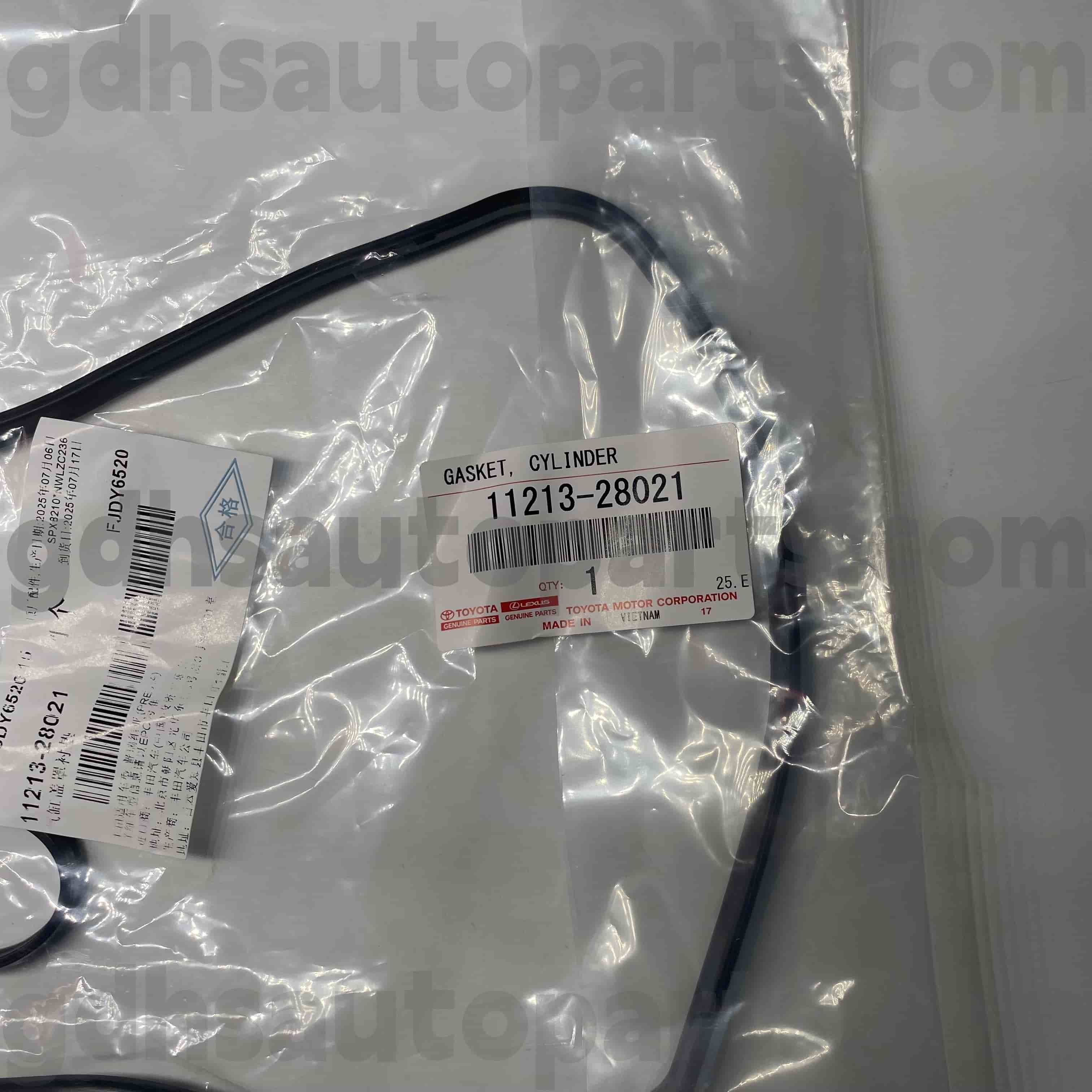 11213-28021 Toyota Piezas genuinas Cubierta de válvula Anillo de goma para RAV4, Previa, Harrier Chasis no. ACR# ACV3#/4#