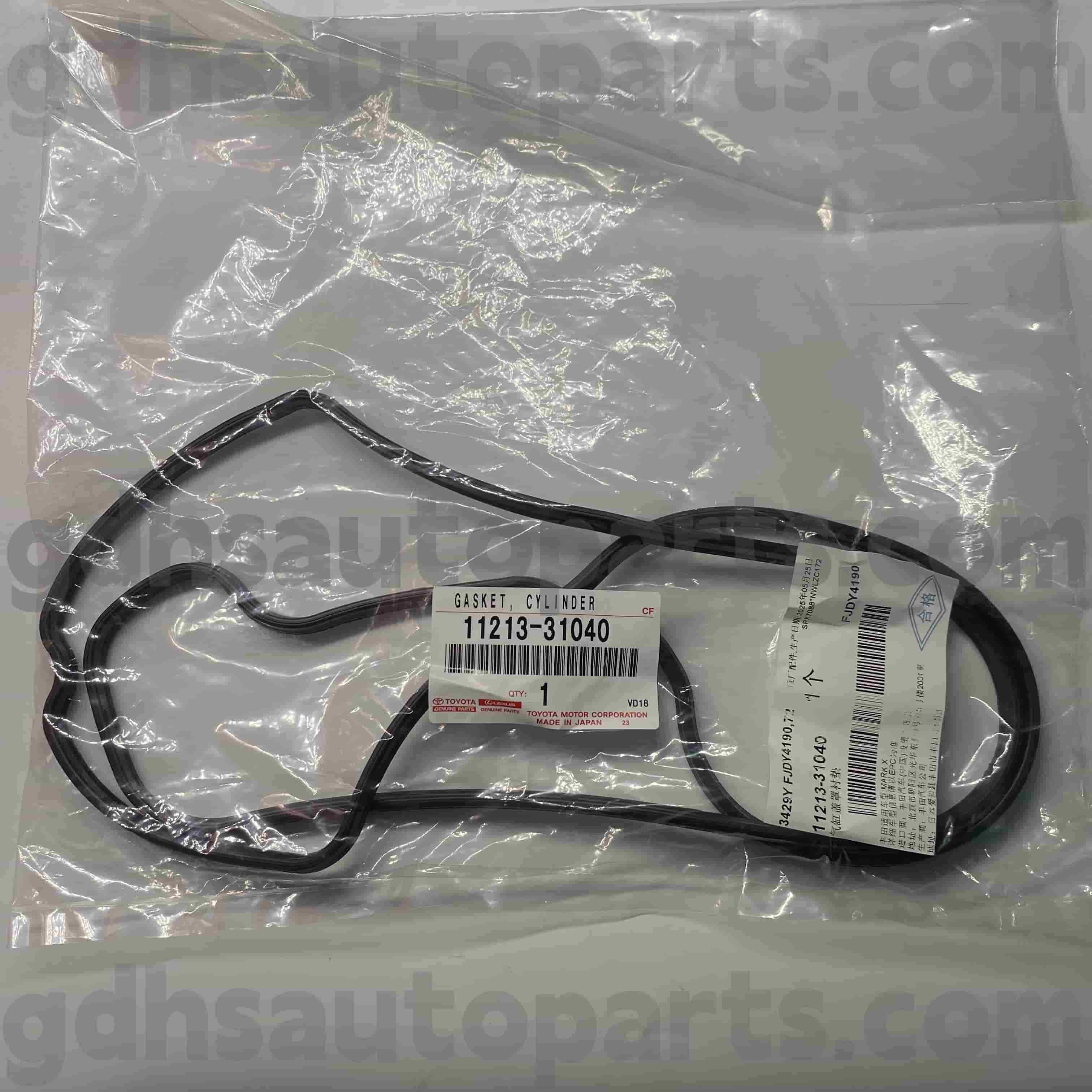 11213-31040 Toyota Piezas genuinas Válvula derecha Anillo de goma para Mark X, Lexus GS Serie Chasis no. GSE20