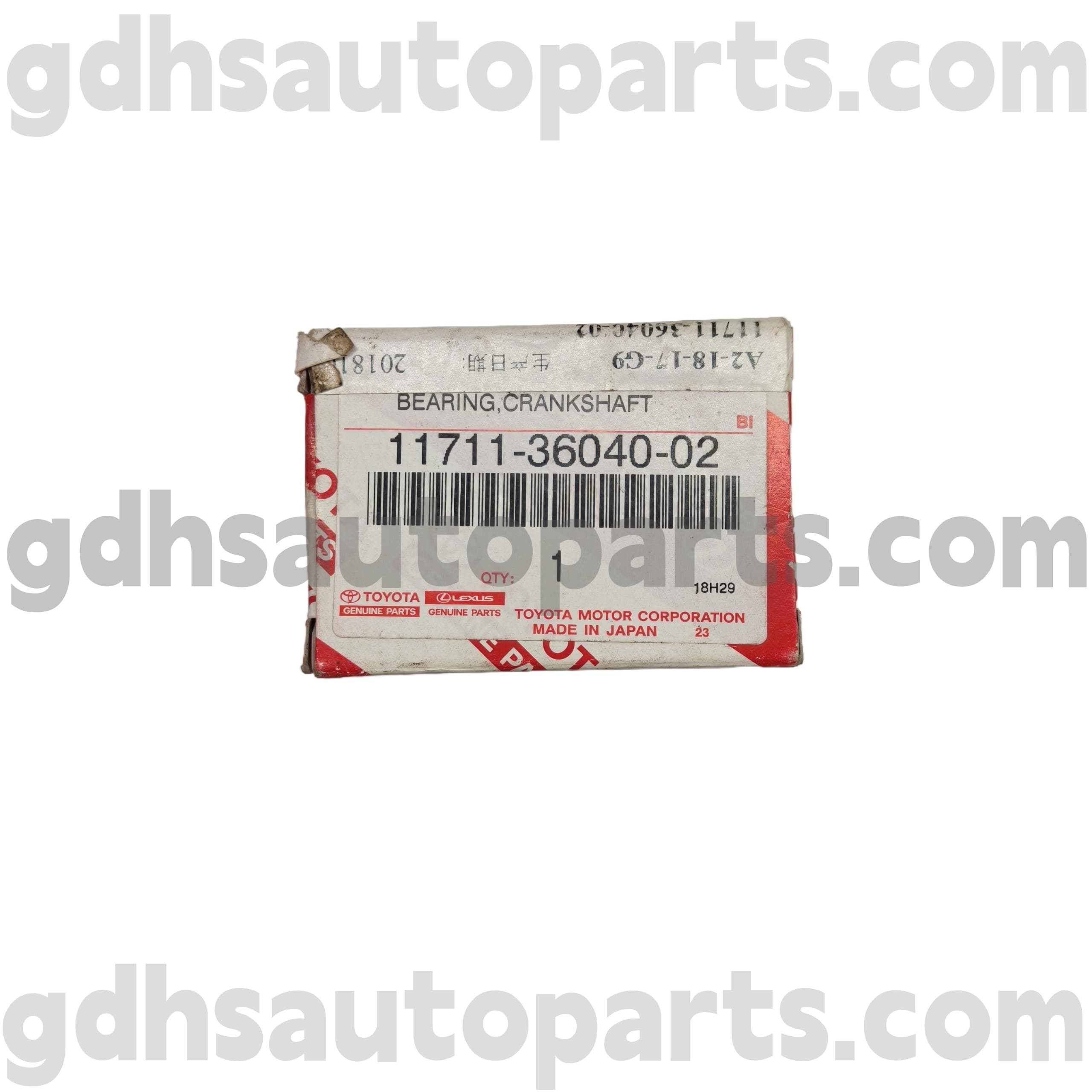 11711-36040-02 Transporte del cigüeñal de las piezas originales de Toyota para el chasis NO.AYH30 de VENZA, SIENNA, CAMRY