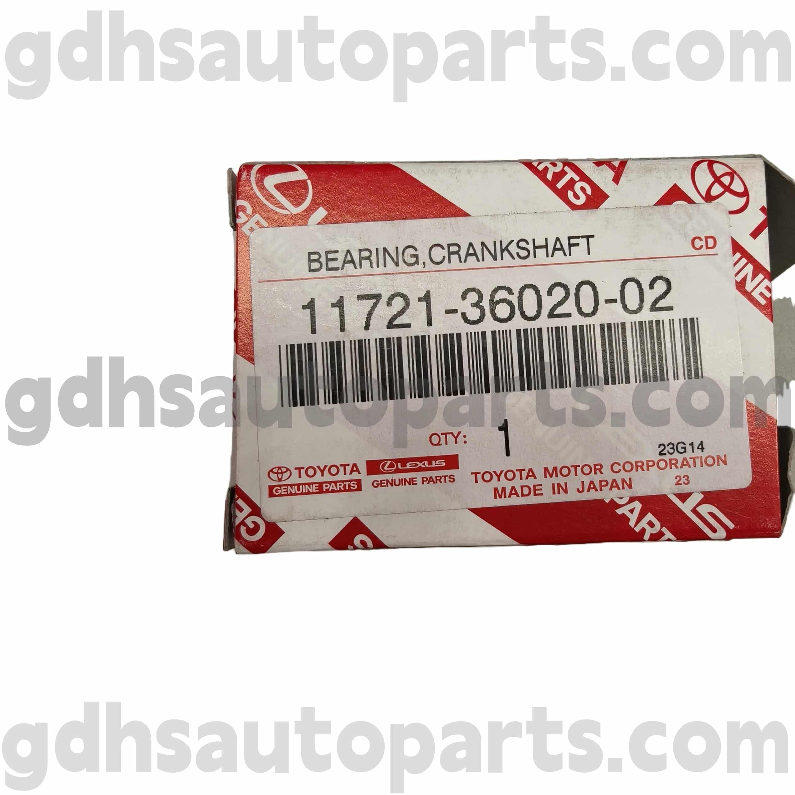 11721-36020-02 Carcasa de tapa de cojinete de cigüeñal de piezas originales Toyota para chasis NO.ASU40 de VENZA, CAMRY, LEXUS RX270/350/450H