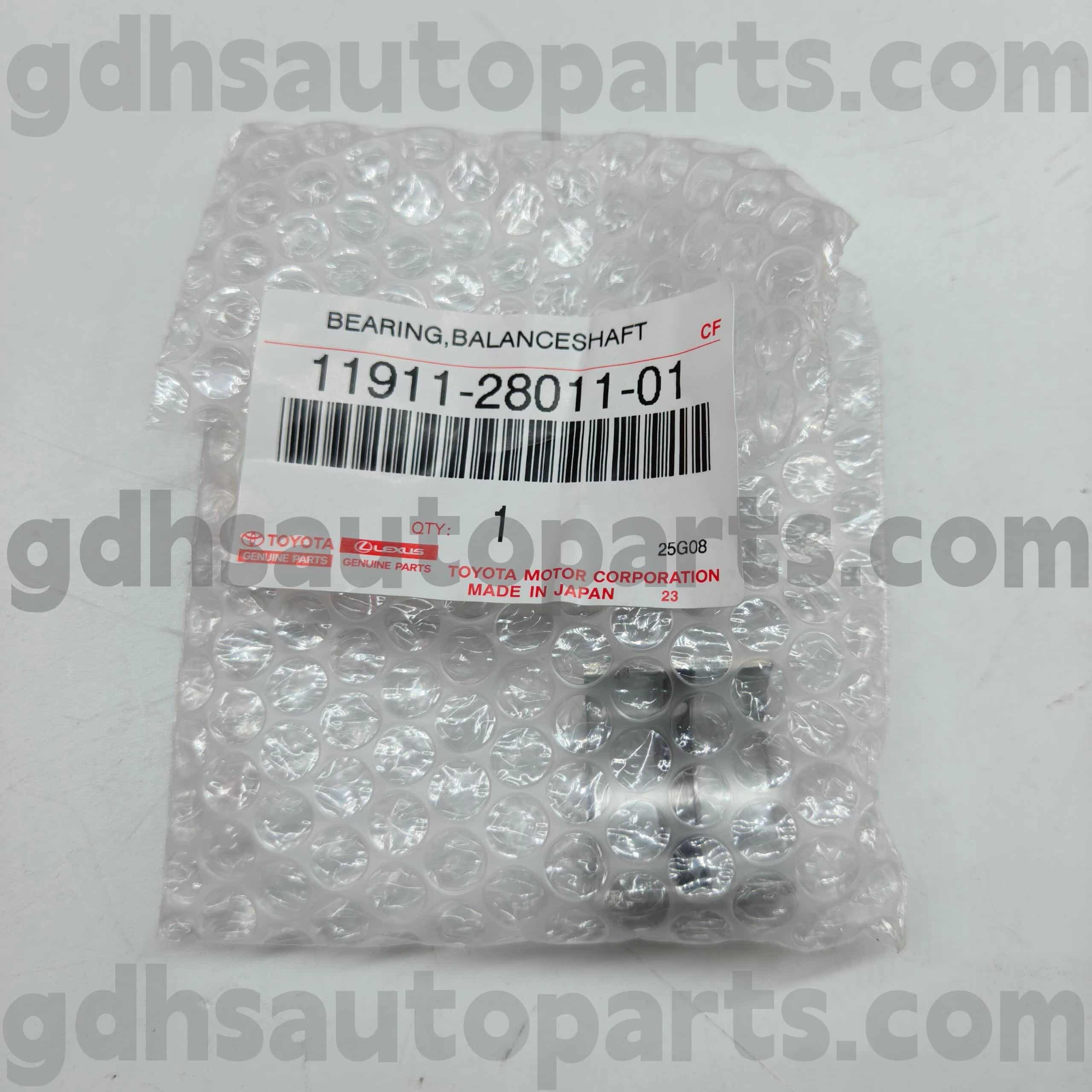 11911-28011-01 Cojinete del eje de equilibrio de piezas originales Toyota para CAMRY, HARRIER, RAV4, PREVIA Chasis NO.ACV4# ACR50 AC