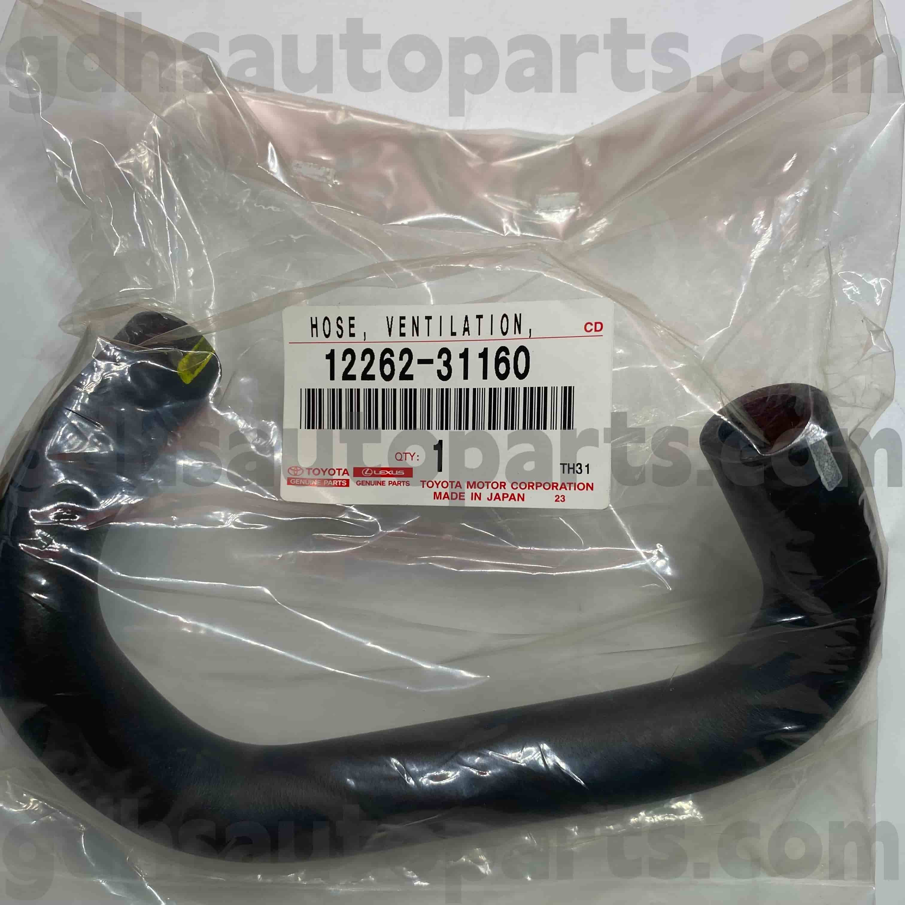 12262-31160 Tubo de escape de piezas originales Toyota para chasis LAND CRUISER NO.GRJ200