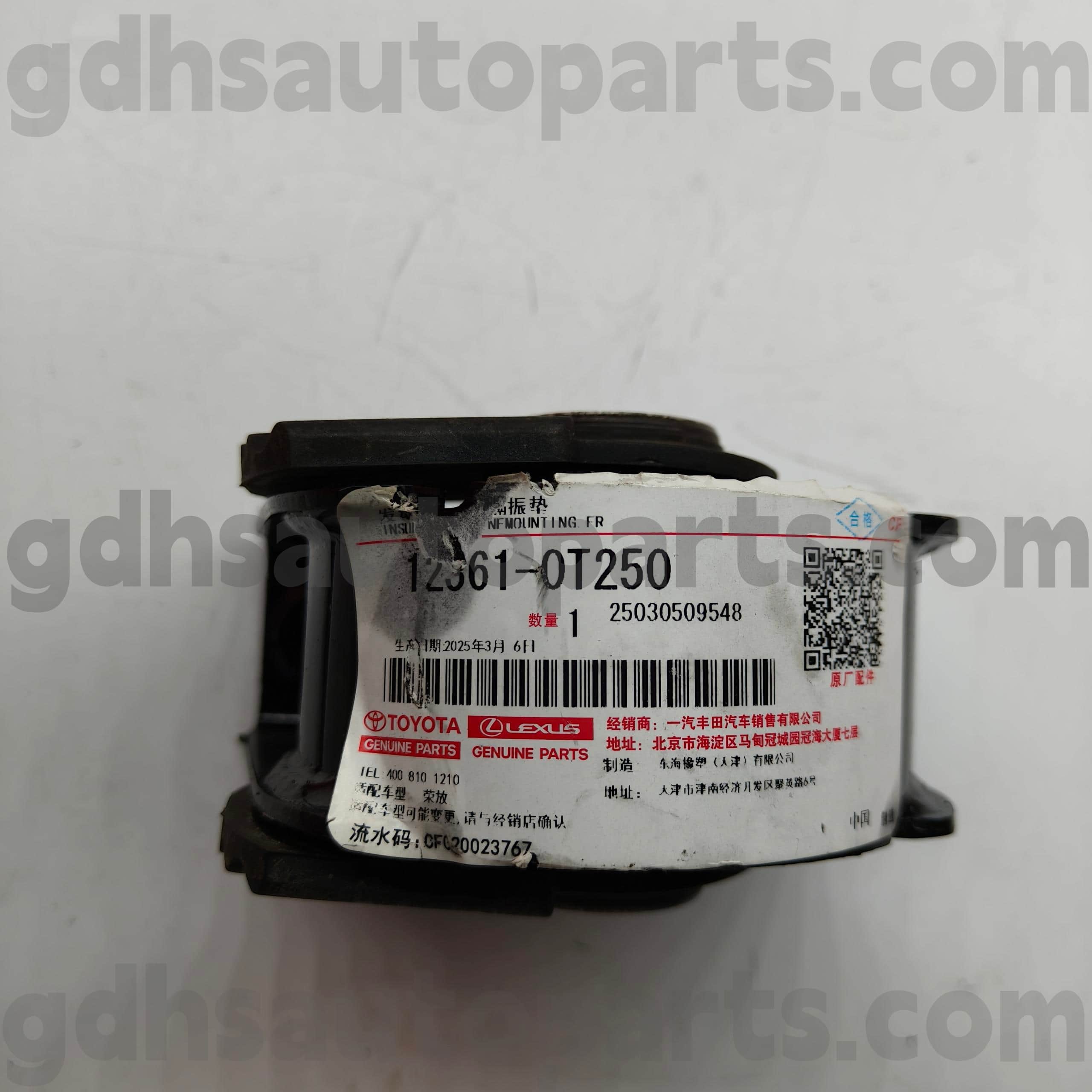 12361-0T250 Soporte de motor delantero de piezas originales Toyota para chasis RAV4 NO.ZSA4#