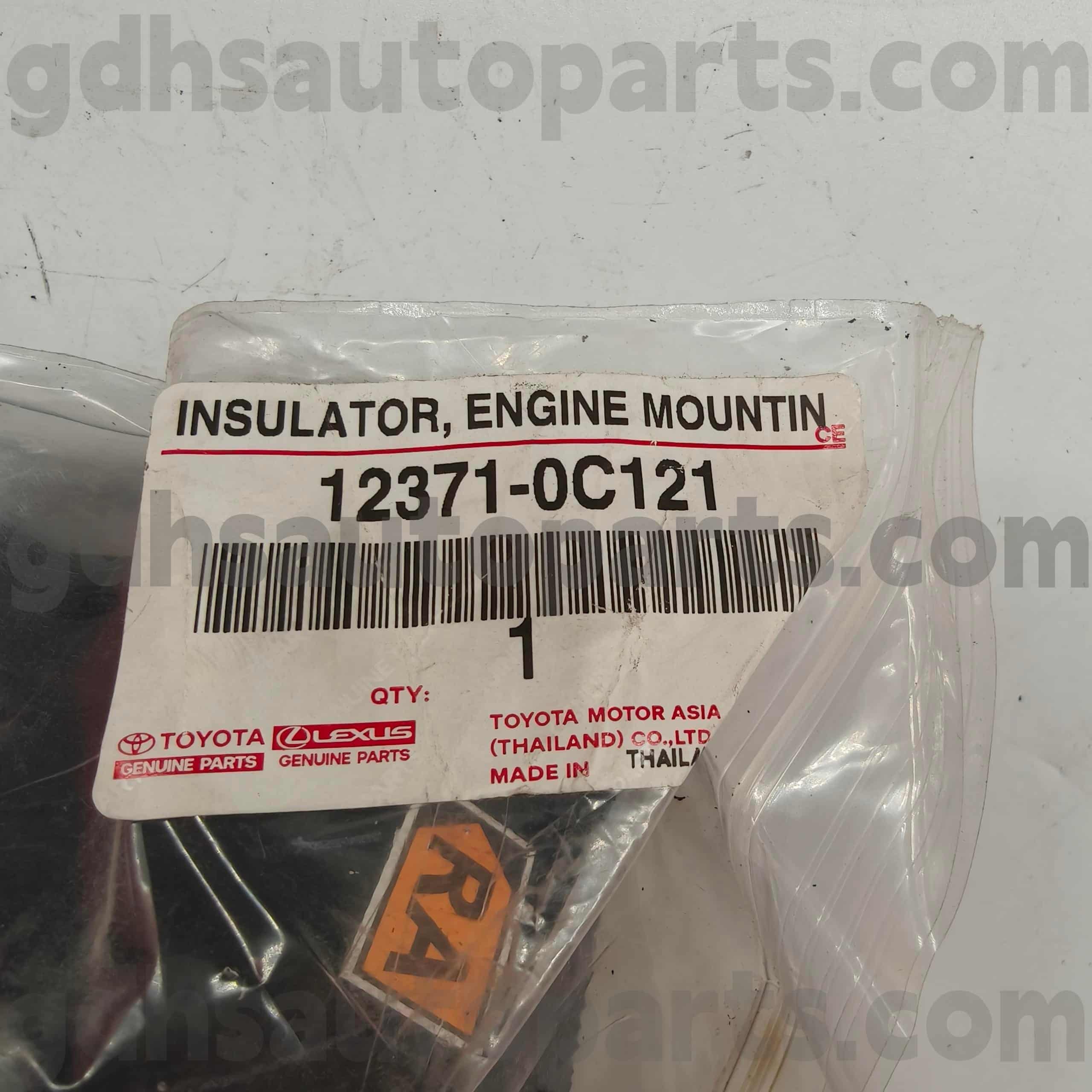 12371-0C121 Varilla de cambio de piezas originales Toyota para chasis NO.2TRFE..TGN26..4FC