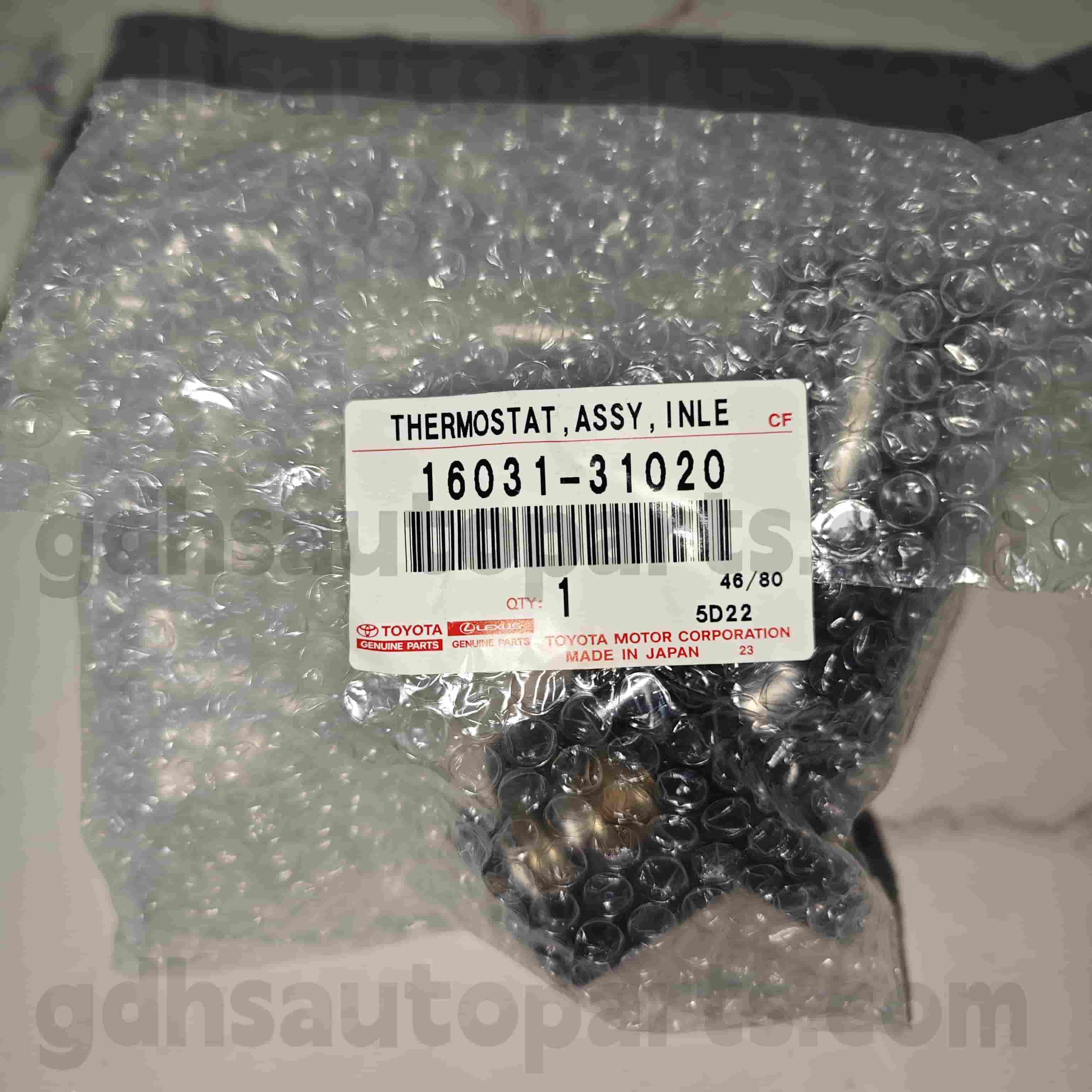 16031-31020 Toyota Termostato de piezas genuinas para Lexus GS30/35/43/460 、 Corona/chasis híbrido no. 3grfe..grs202