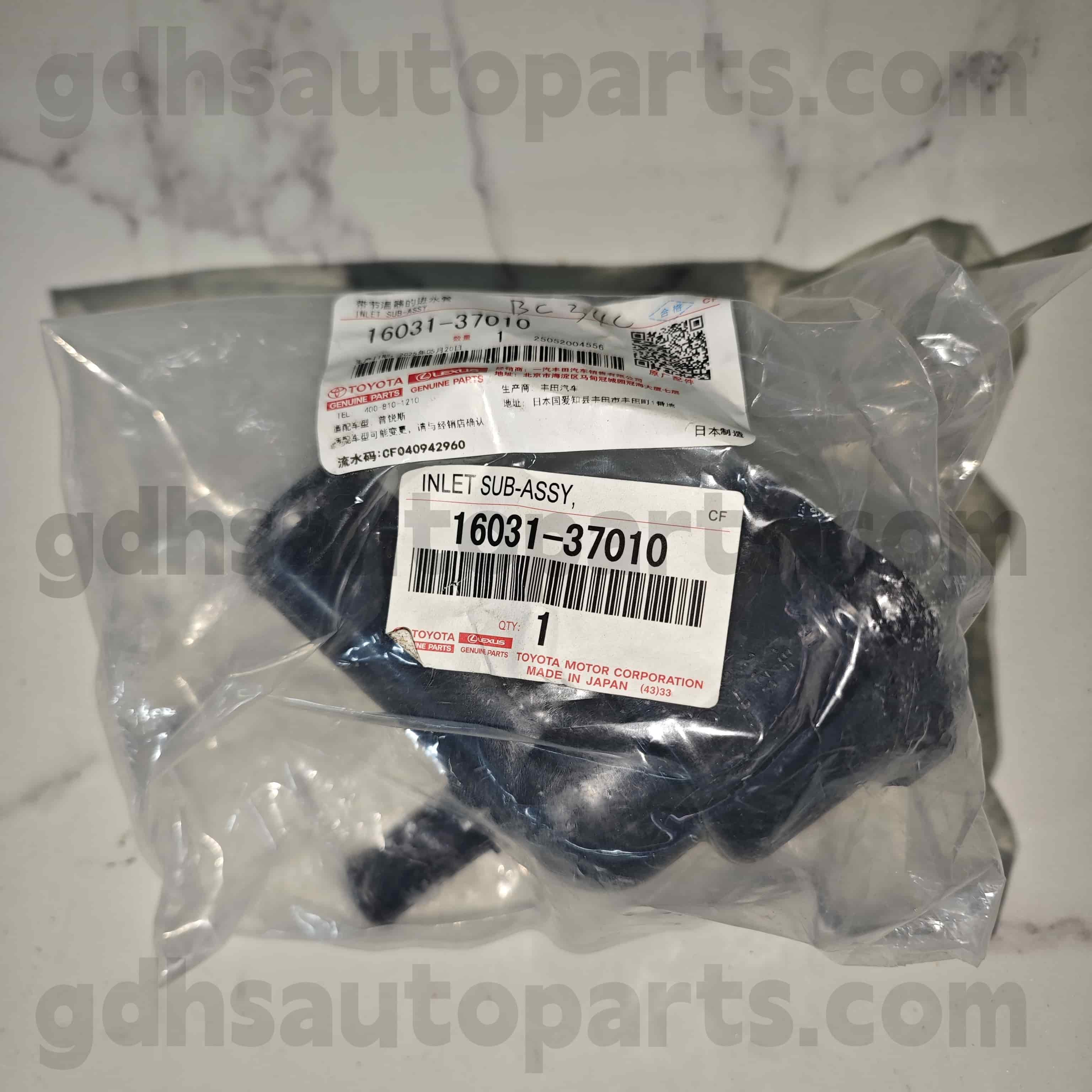 16031-37010 Termostato de piezas genuinas Toyota para Prius PhV 、 Corolla Chassis no. 2zrfxe..zvw50