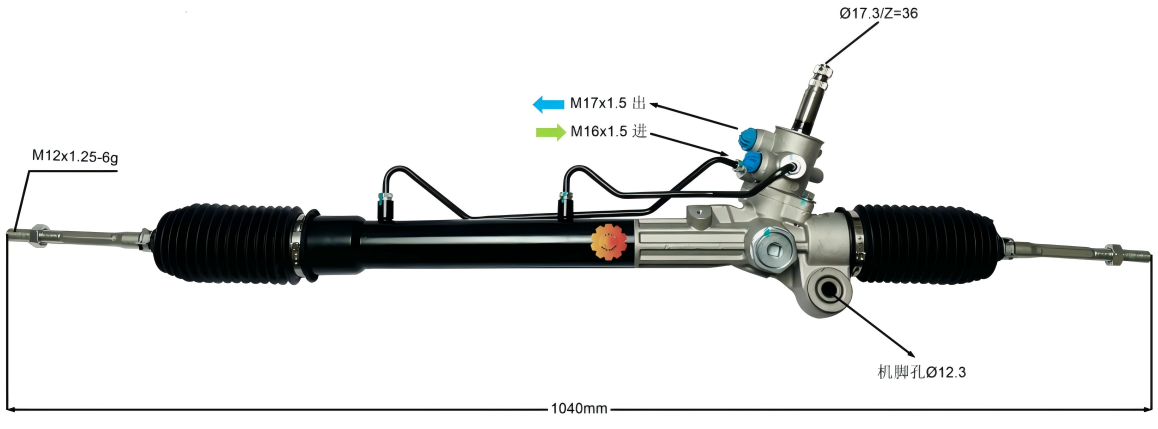 40120-52170 Engranaje de dirección automotriz