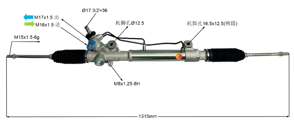 44200-0K010 Engranaje de dirección automotriz