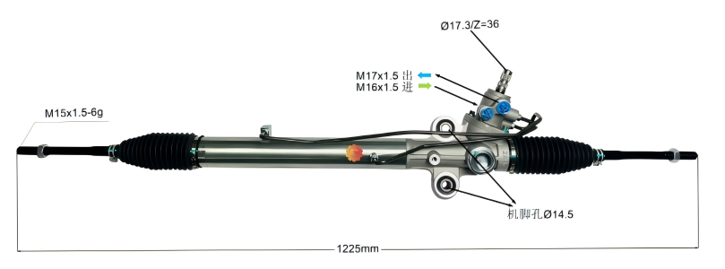 44200-26233 Engranaje de dirección automotriz