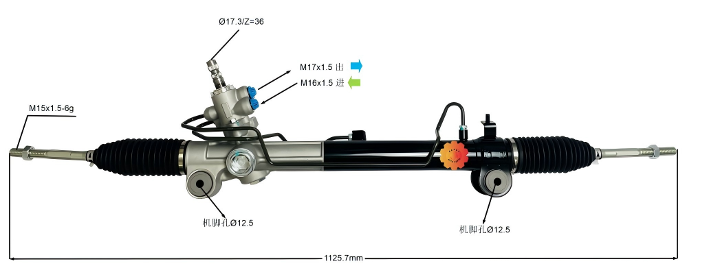 44200-48090 Engranaje de dirección automotriz