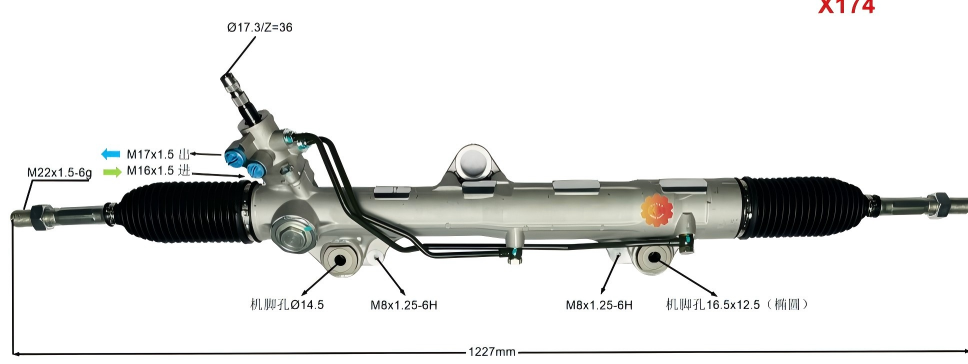44200-60130 Engranaje de dirección automotriz