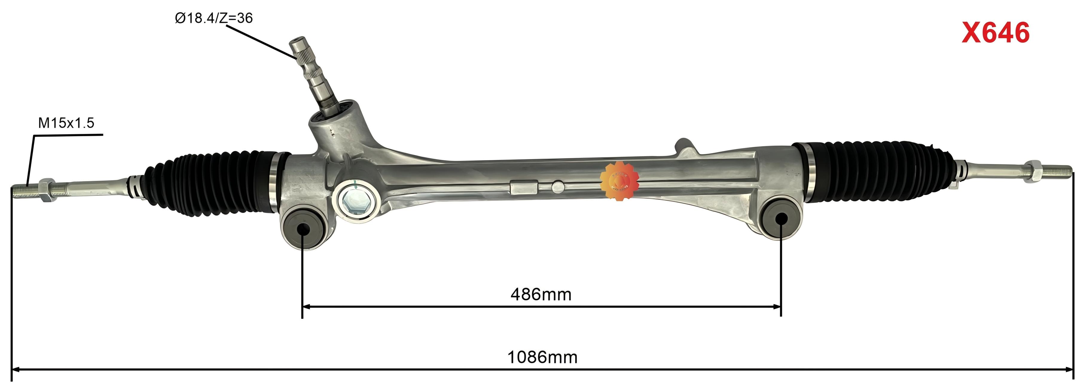 45510-06041 Engranaje de dirección automotriz