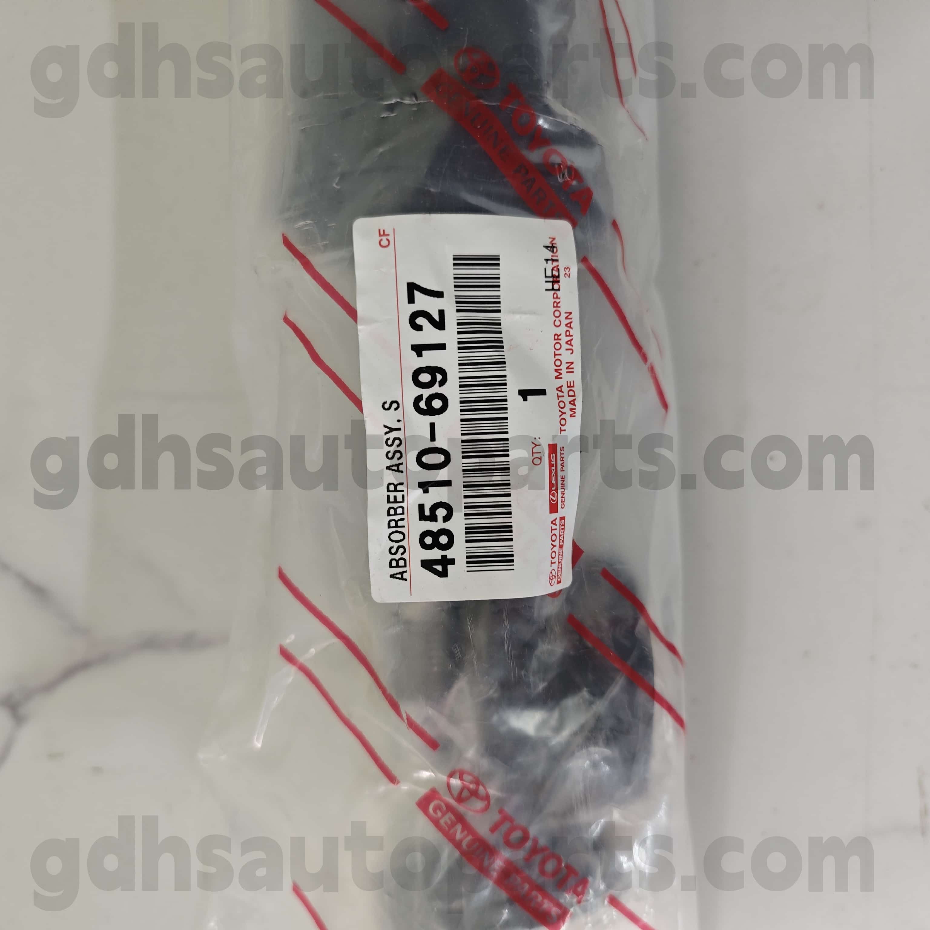 48510-69127 Toyota Piezas genuinas Conjunto de puntal delantero derecho para Land Cruiser 、 Land Cruiser 100 、 Lexus LX470 Chasis no. HDJ101, UZJ100
