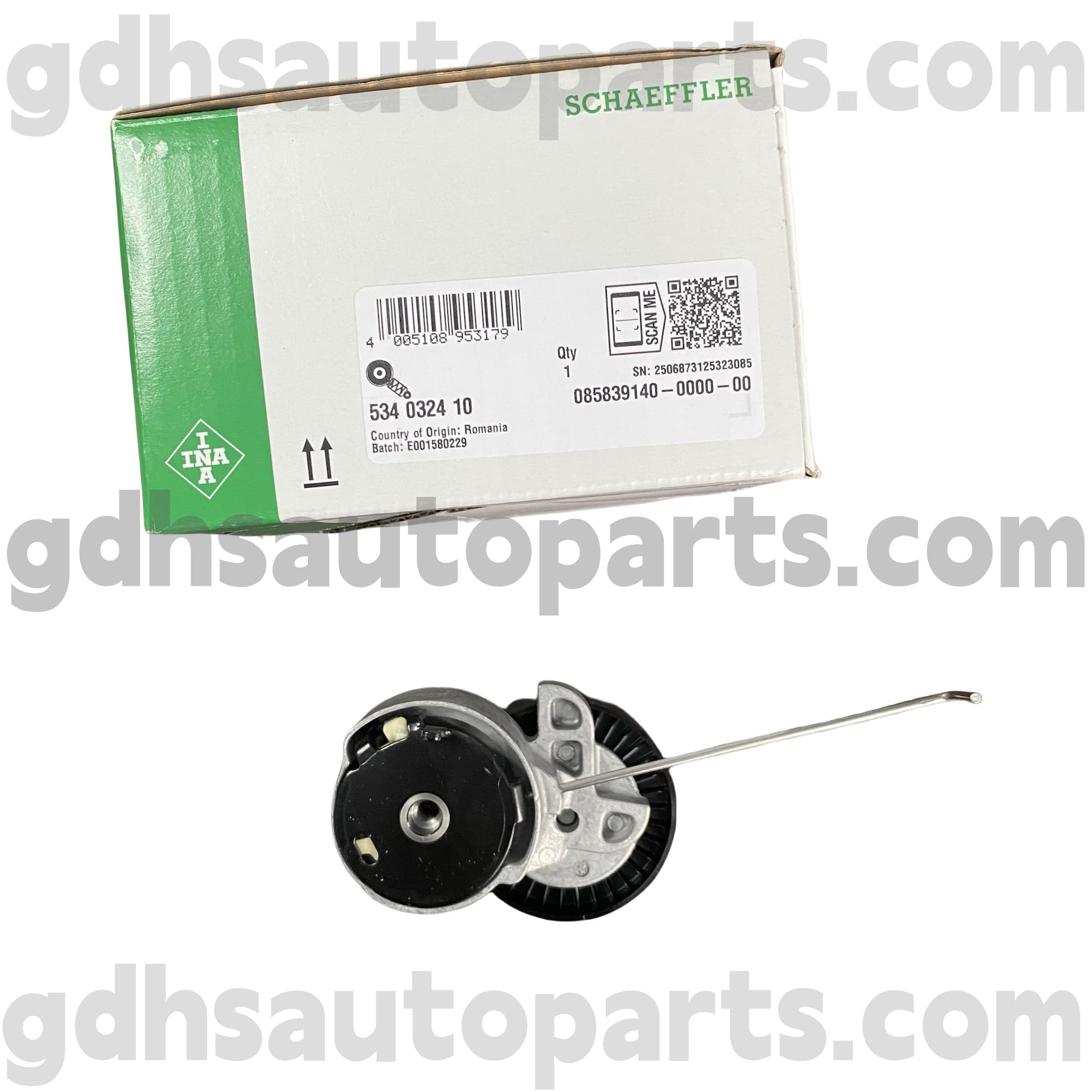 5340324100 Schaeffler Ina Tensor de correa de transmisión para Land Rover Freelander 2 OE no. LR004667