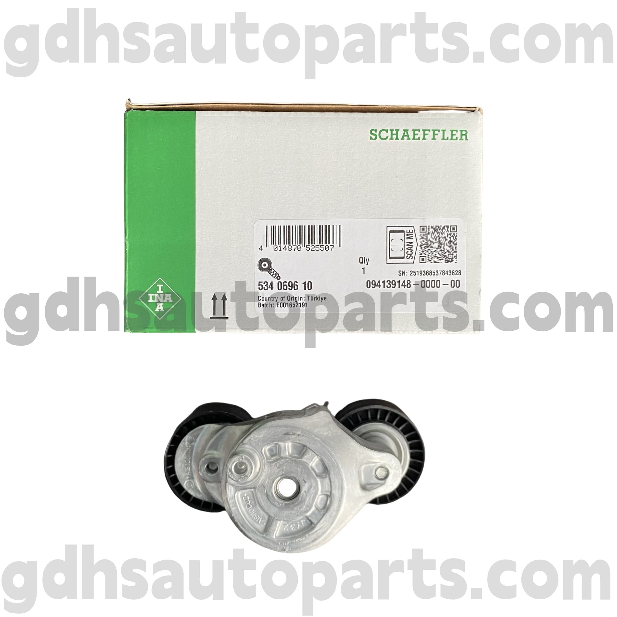 5340696100 Schaeffler Ina Polea de correa de distribución para Range Rover Evoque, Discovery Sport, Land Rover Discovery 4 OE No.LR114017
