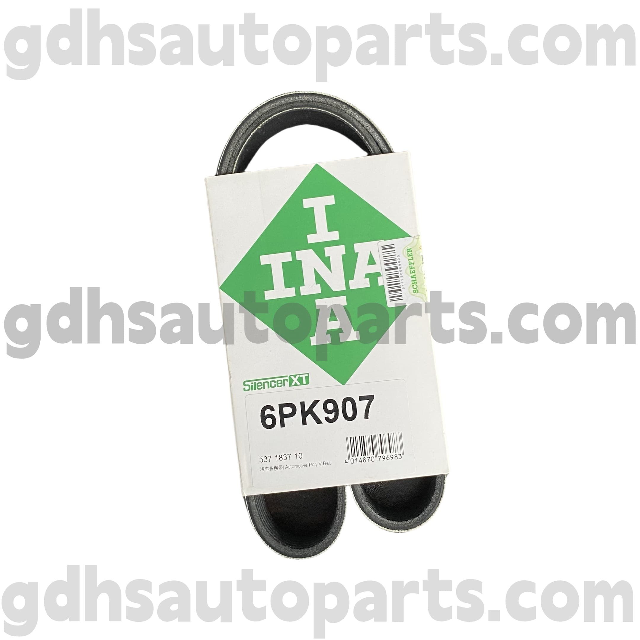 5371837100 Schaeffler INA Drive Belt para Range Rover, Range Rover Sport, Range Rover Velar, Nuevo Defensor OE No.LR100930
