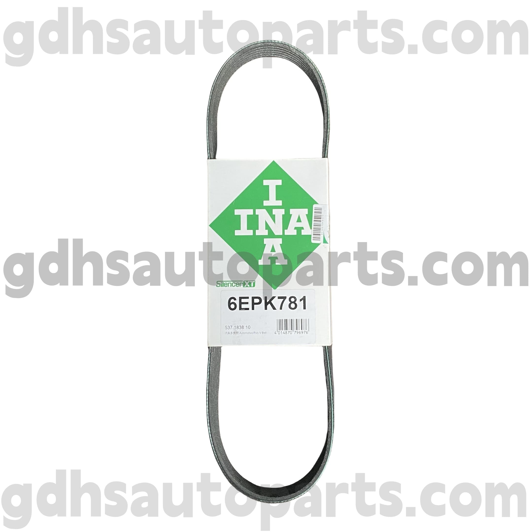 5371838100 Schaeffler INA Drive Belt para Range Rover, Range Rover Sport, Land Rover Discovery 4, nuevo defensor OE No.LR123070