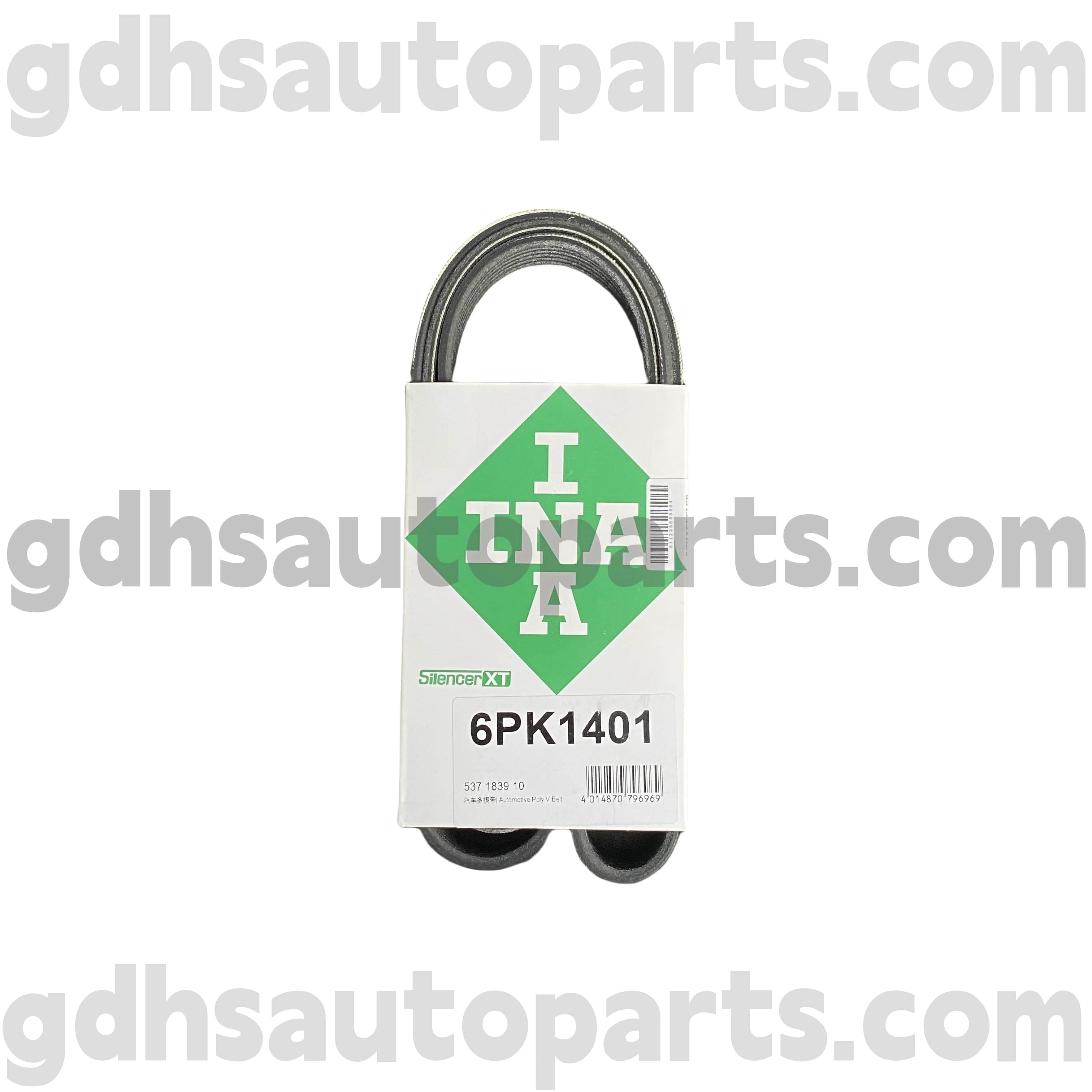 5371839100 Schaeffler INA Drive Belt para New Range Rover, Range Rover Velar, New Range Rover Sport, Nuevo Defensor OE No.LR121781