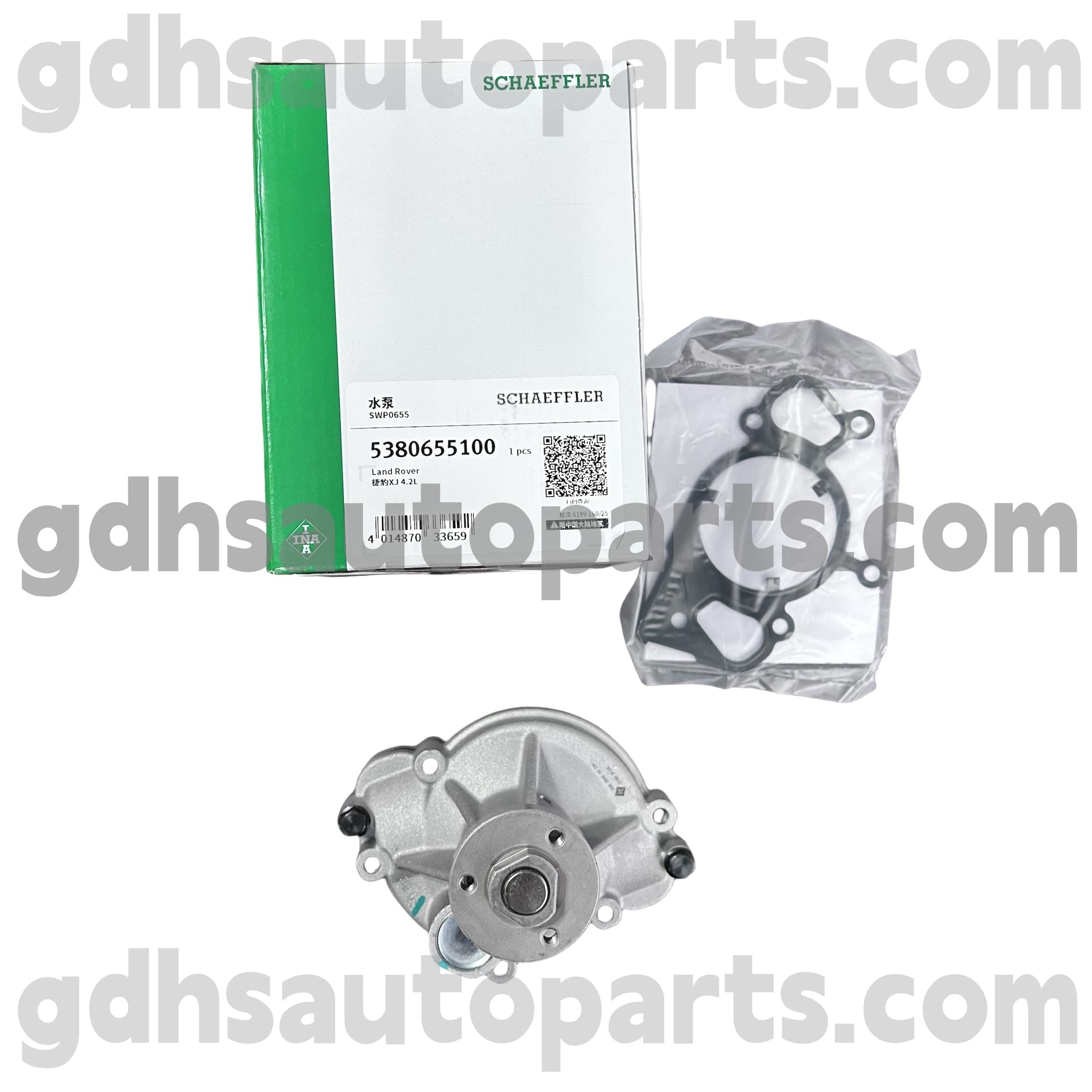 5380655100 Schaeffler Ina Bomba de agua para Range Rover Sport, Range Rover Oe no. 4575902