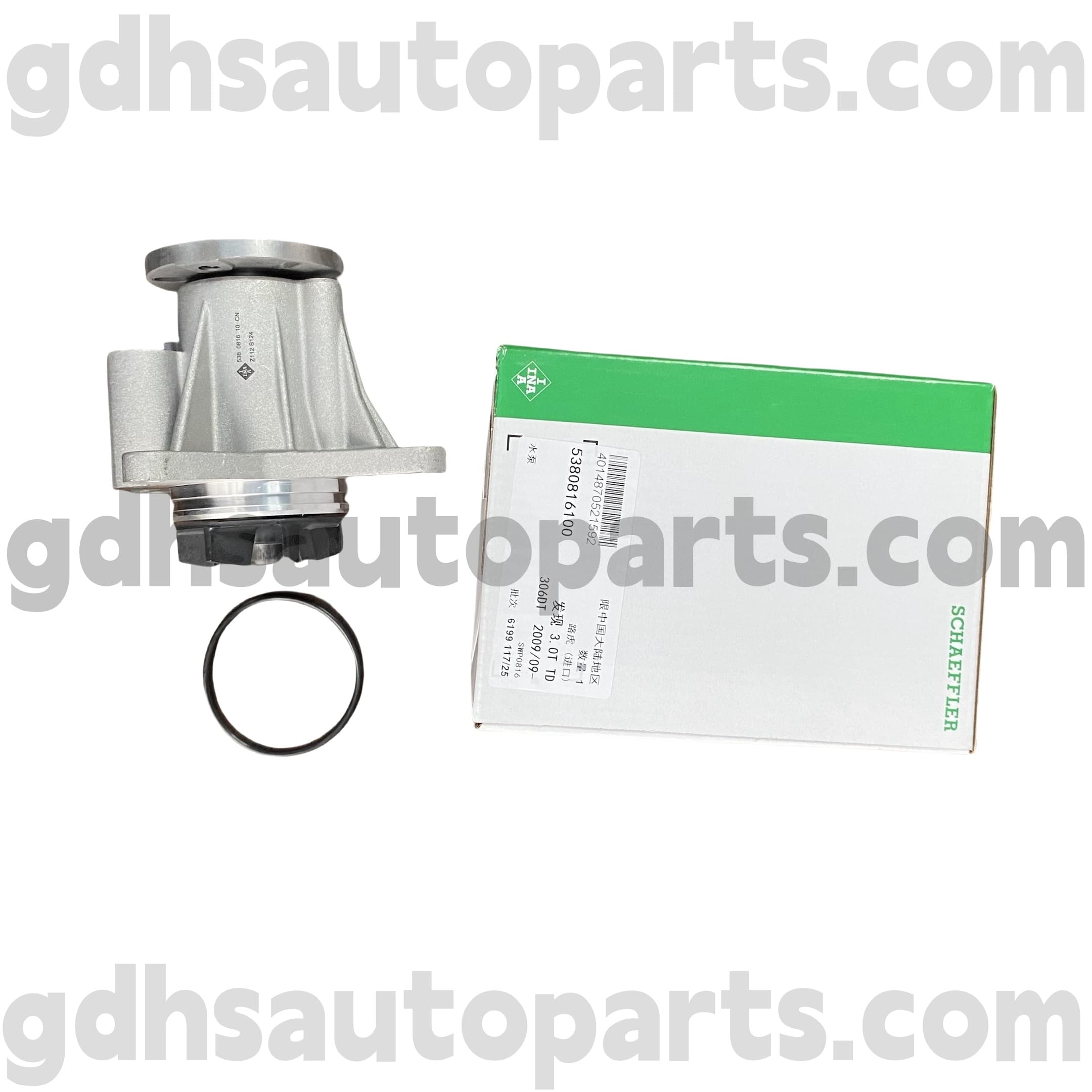 5380816100 Schaeffler Ina Bomba de agua para Range Rover, Range Rover Sport, Land Rover Discovery 4 OE no. LR013164