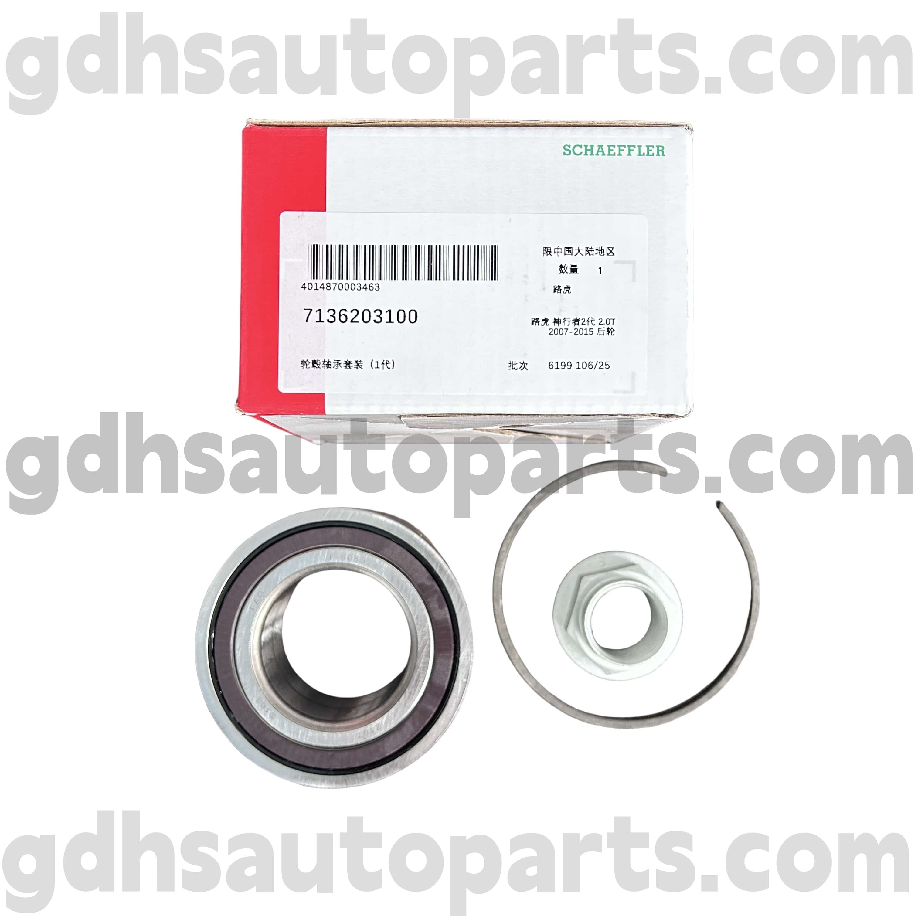 7136203100 SCHAEFFLER FAG HUB RODING PARA LAND ROVER FREELANDER 2 OE NO. LR041425