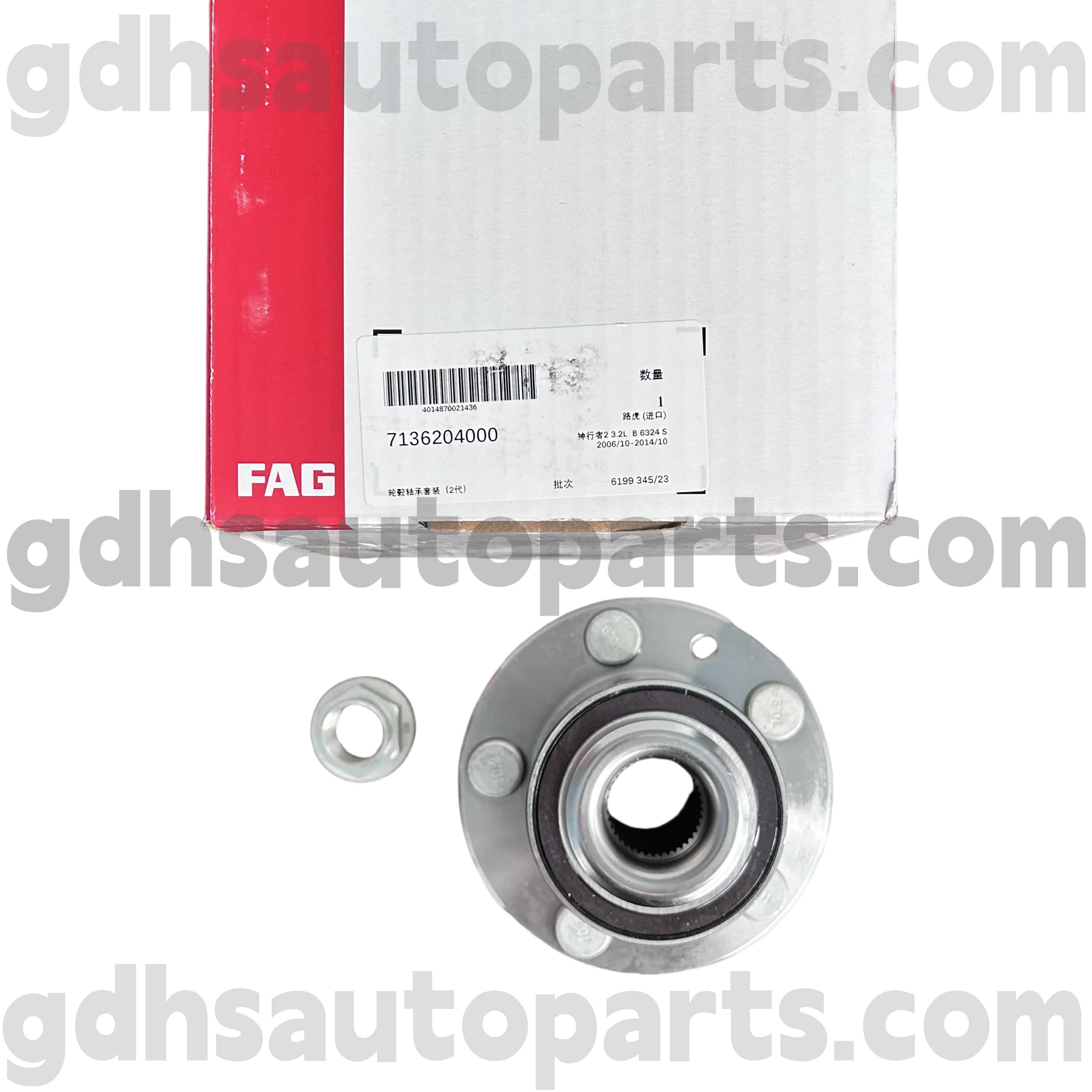 7136204000 Schaeffler FAG Rueda delantera de rueda delantera para Land Rover Freelander 2 OE no. LR003157