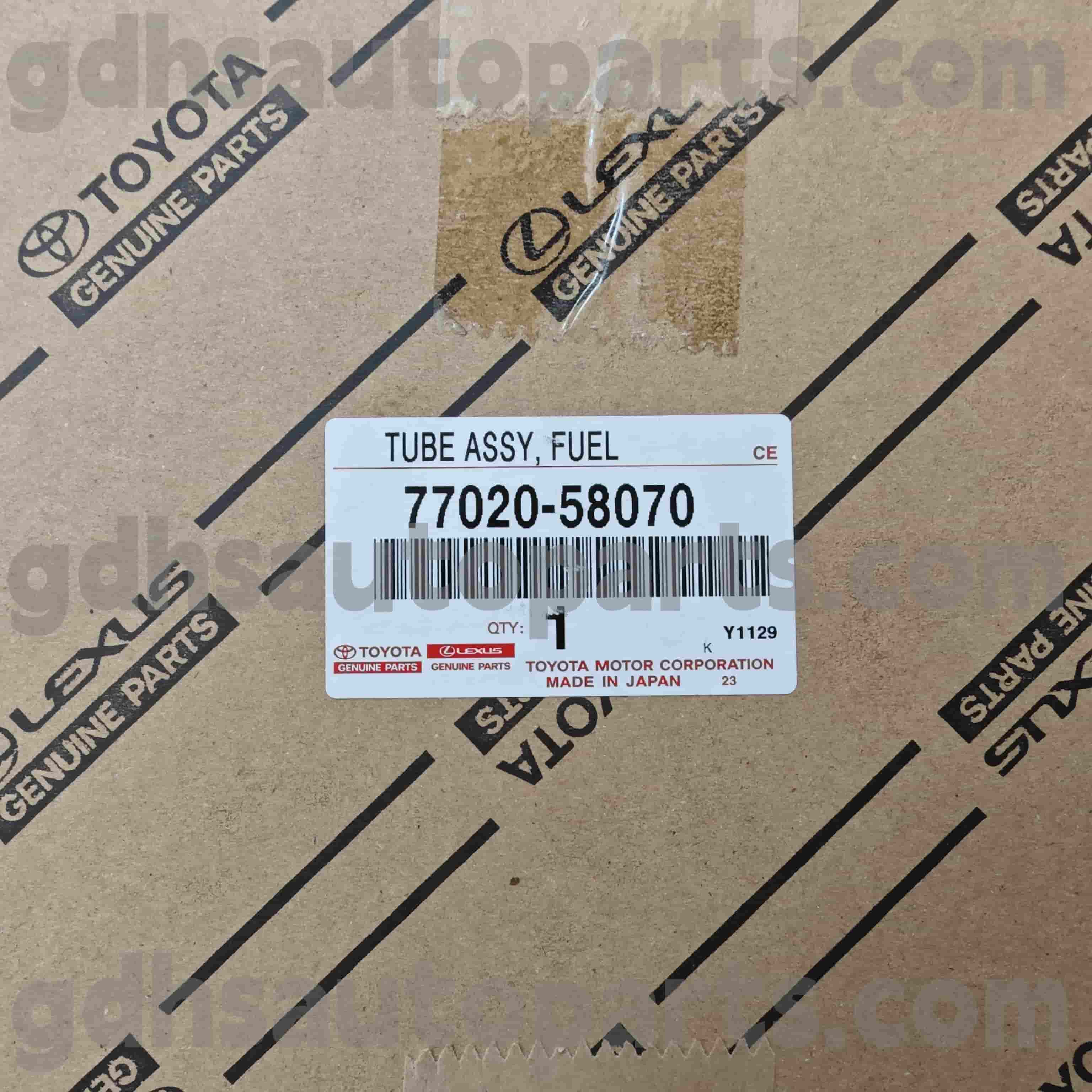 77020-58070 Bomba de combustible de piezas genuinas Toyota para Alphard/Vellfire 、 Lexus LM350/LM300H Chasis no. GGH30