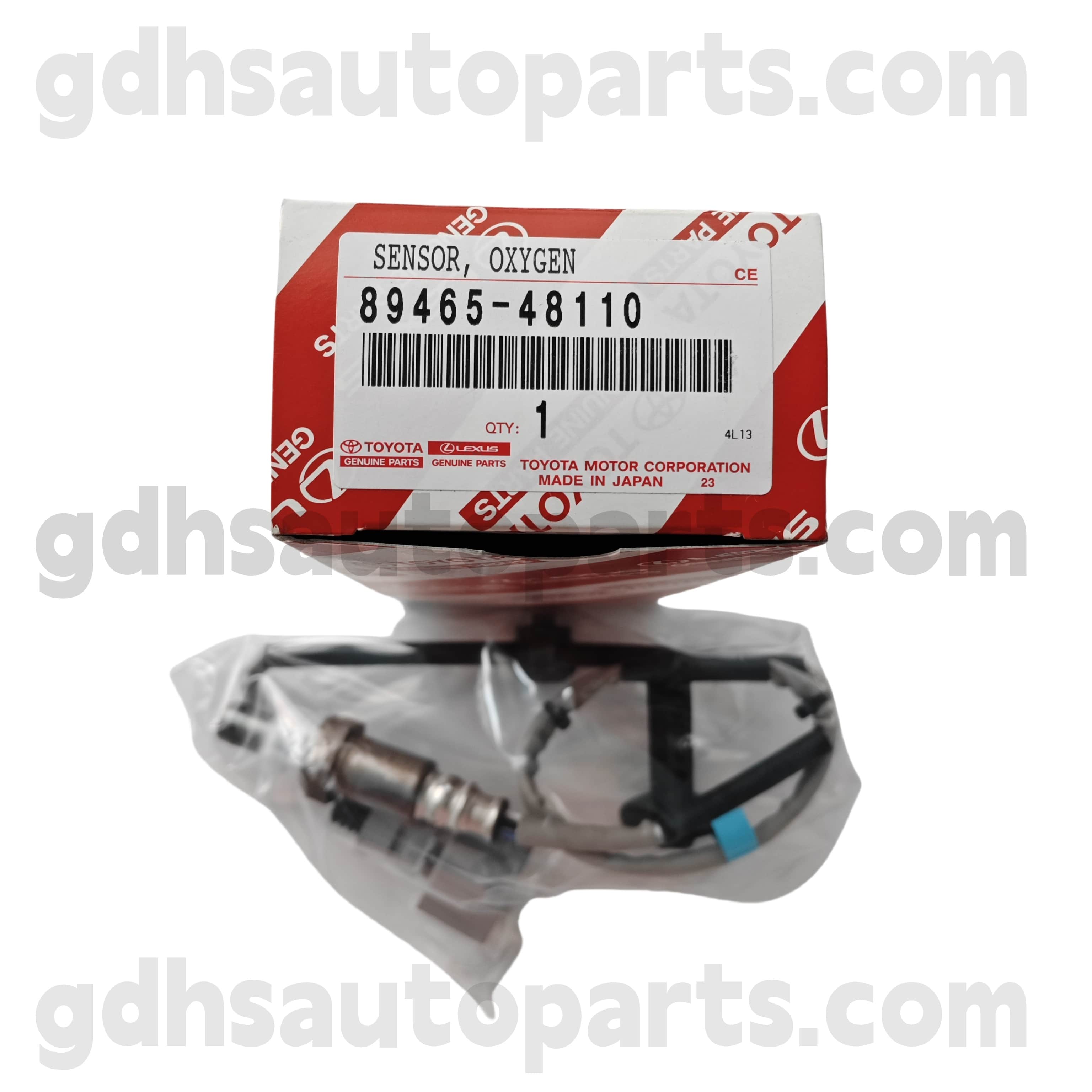 89465-48110 Toyota Piezas genuinas Sensor de oxígeno trasero para Harrier 、 Highlander 、 Lexus RX300/330/350 Chasis no. GSU4#