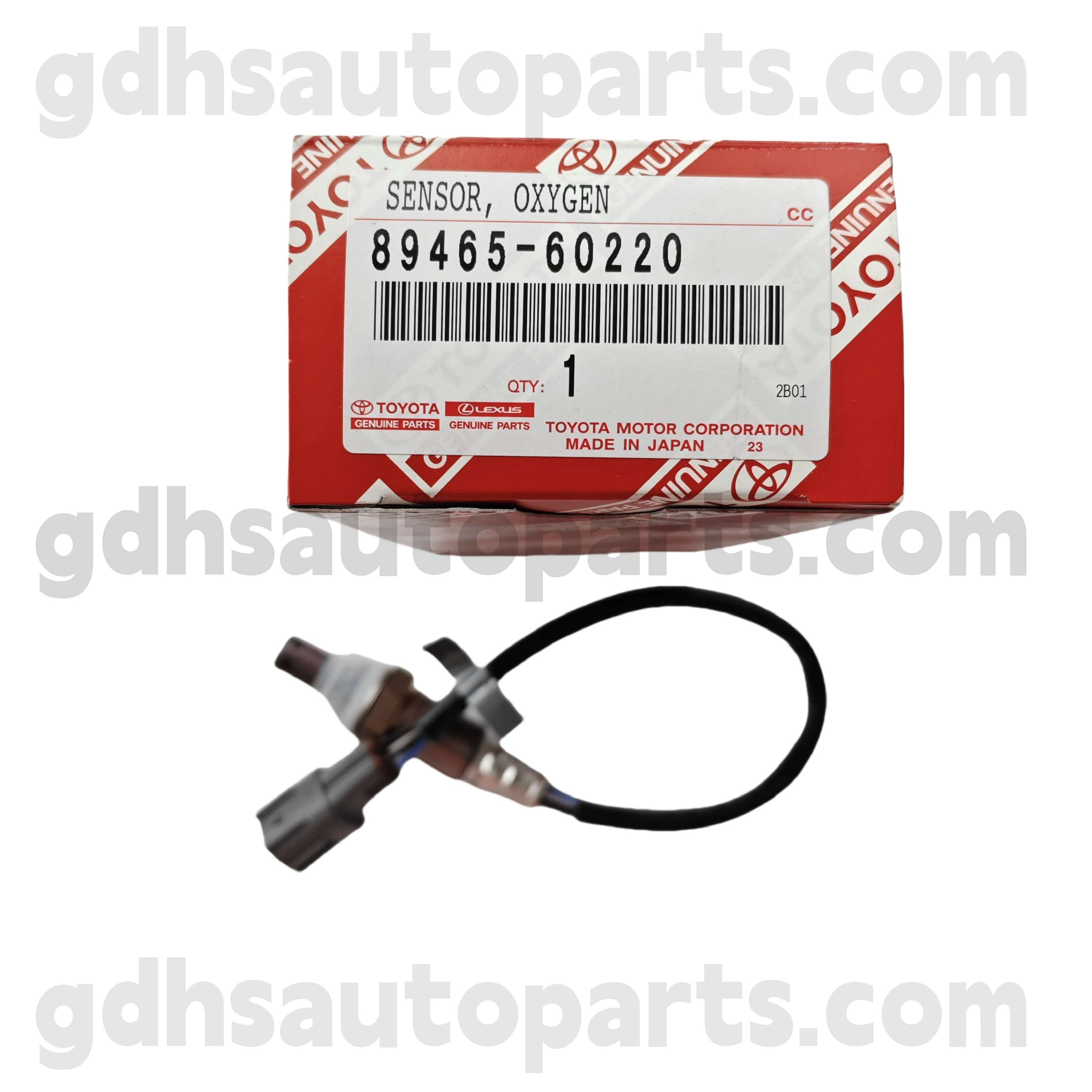 89465-60220 Sensor de oxígeno de piezas genuinas Toyota para Land Cruiser Prado 、 4Runner Chassis no. GRJ12#.. ARL, GCC, GEN