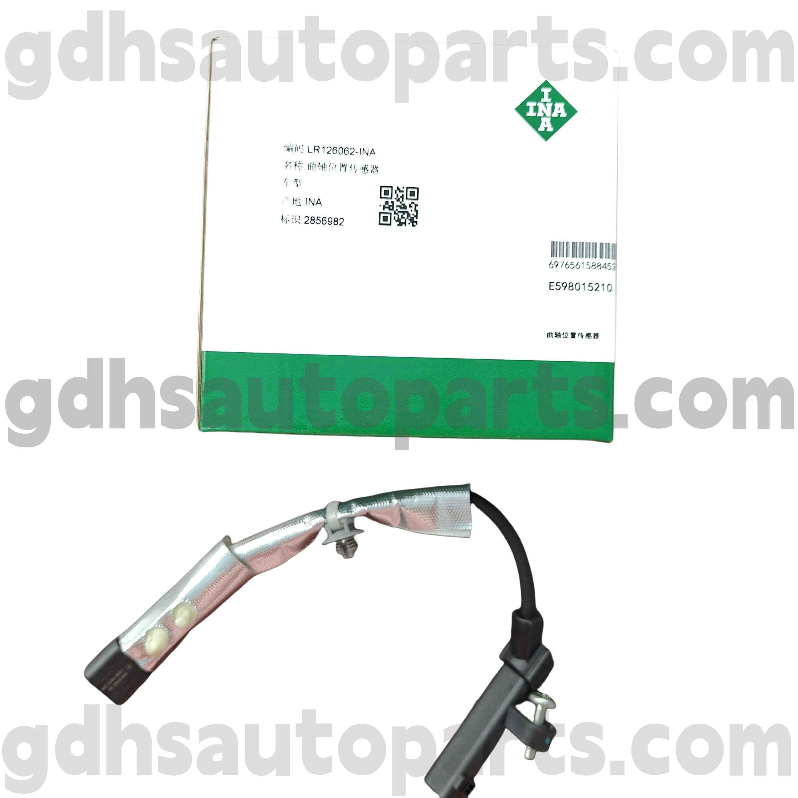 Sensor de posición del cigüeñal E5980152100 Schaeffler Ina para el cigüeñal para Range Rover Velar, Land Rover Discovery 4, Range Rover, Range Rover Sport Oe no. LR126062