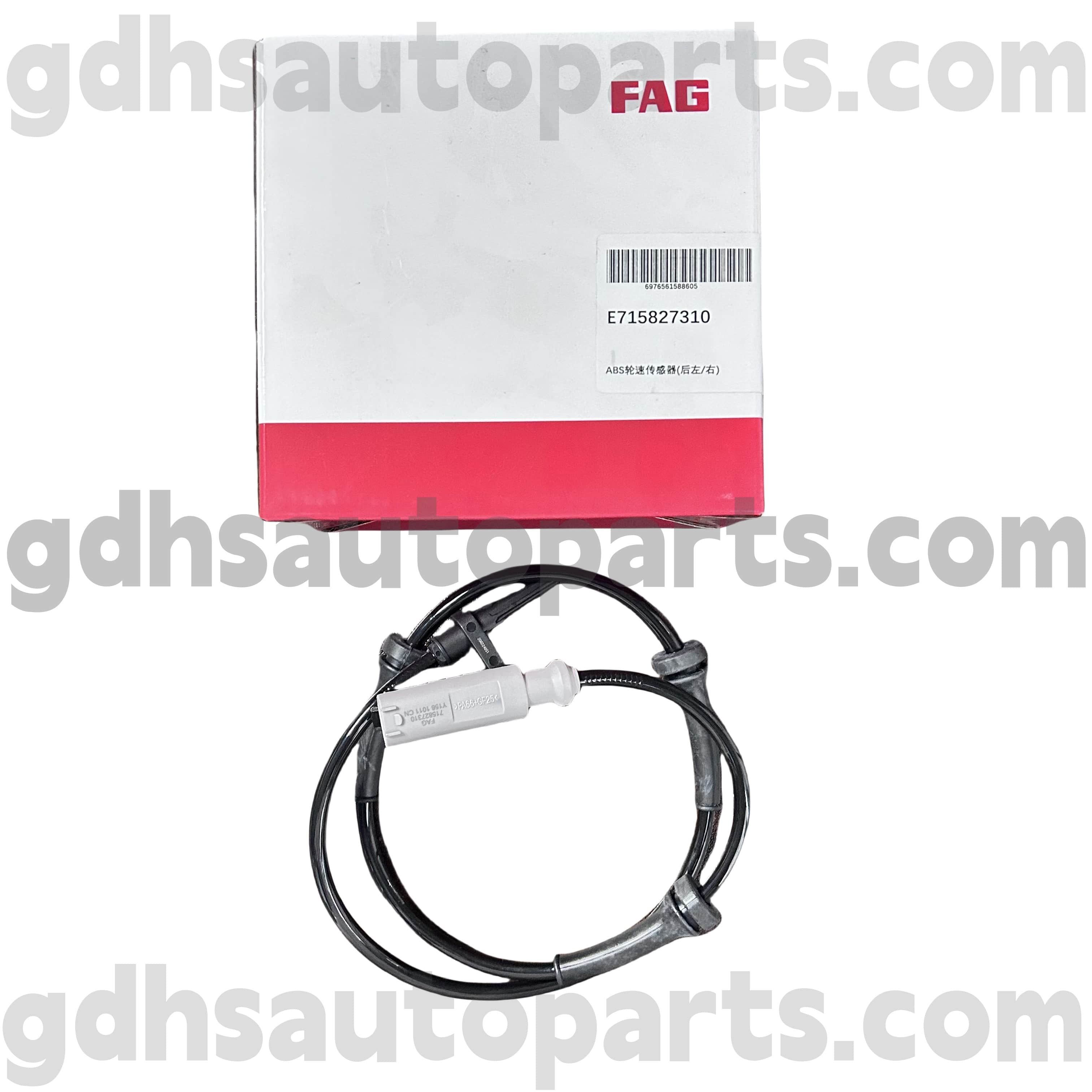 E7158273100 SCHAEFFLER FAG Sensor de velocidad de la rueda ABS trasera para el Range Rover, Range Rover Sport, Land Rover Discovery 4, Nuevo Defensor OE no. LR081609